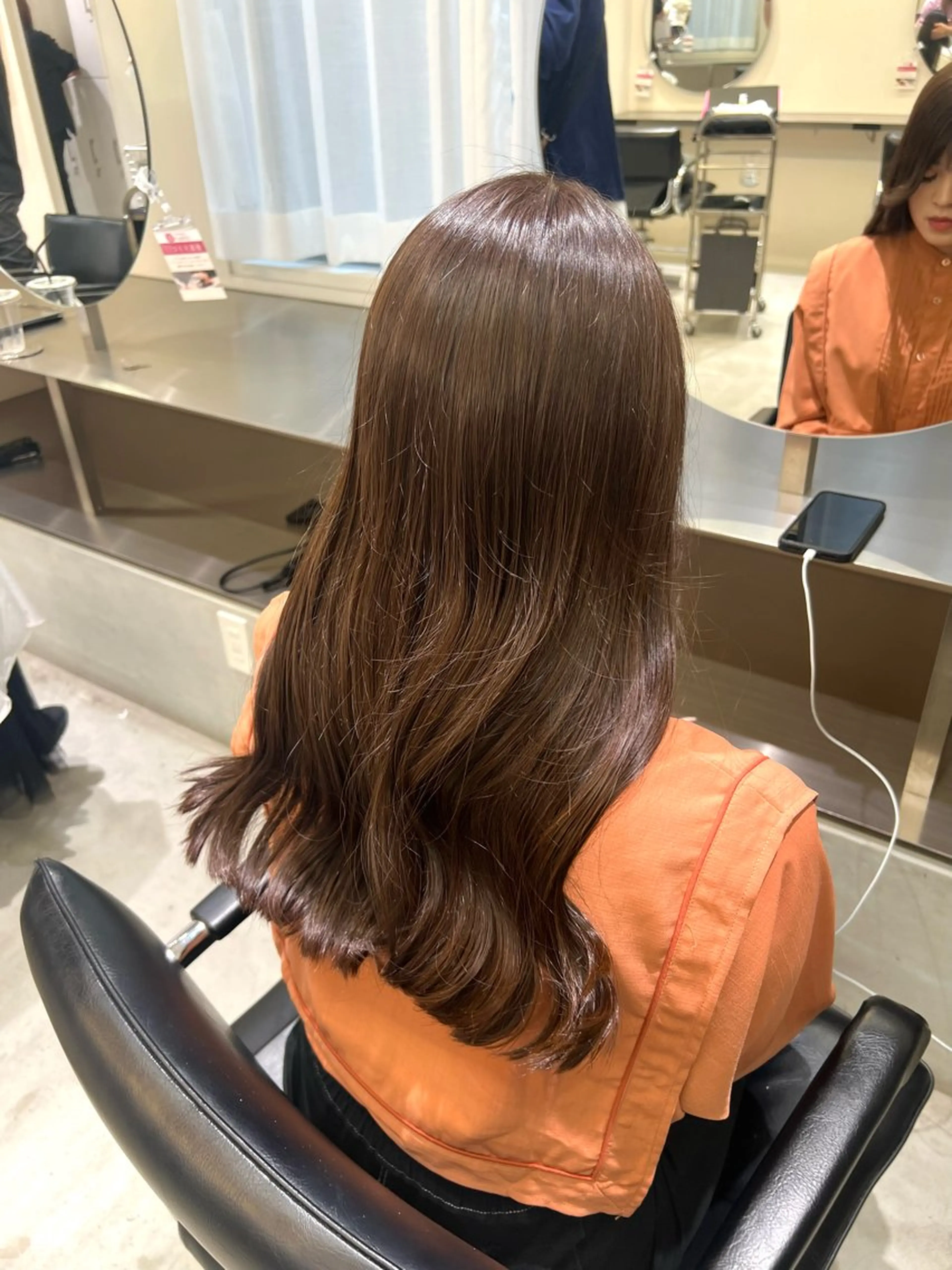ロング カラー ブラウンカラー ハシモト ミオのヘアスタイル