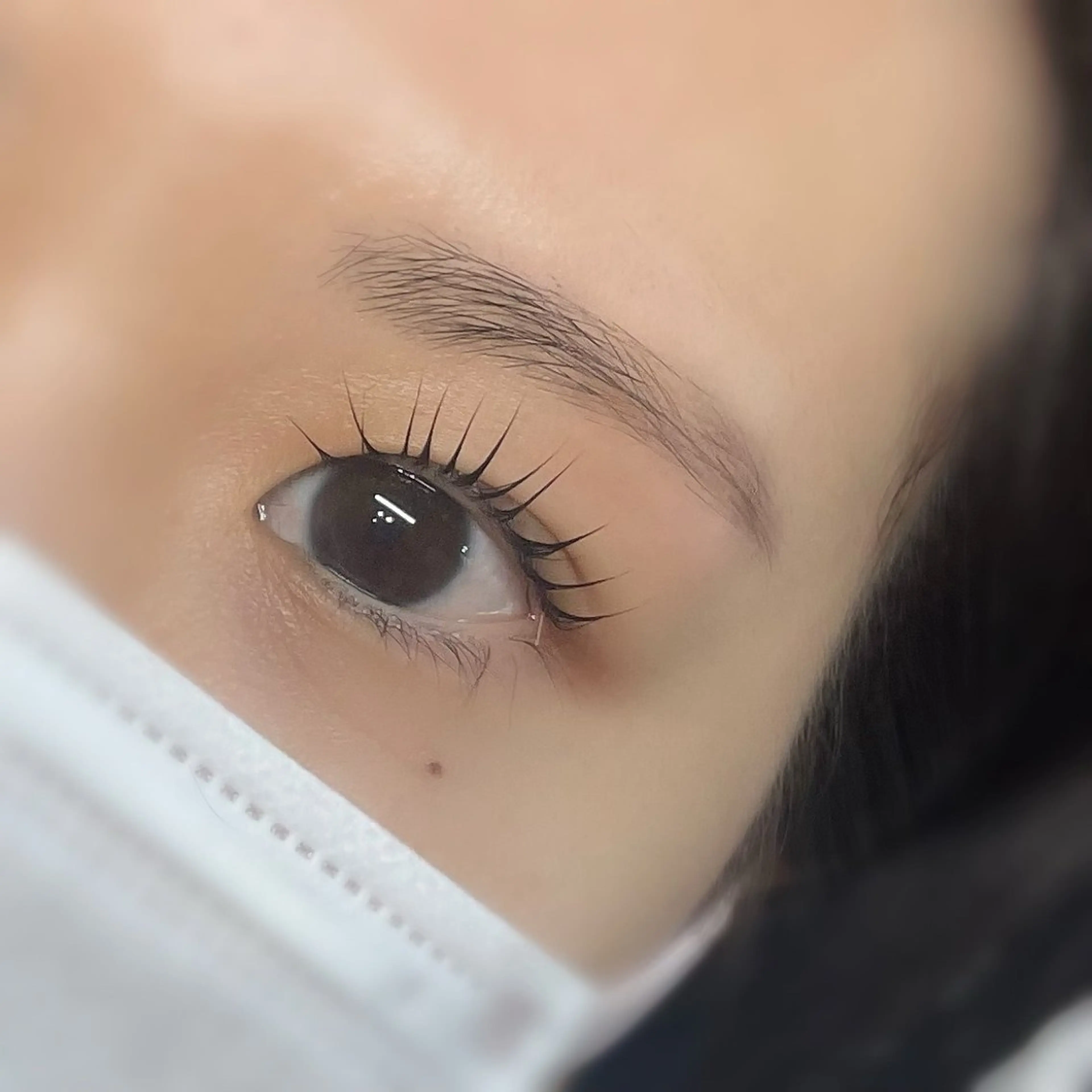 マツエク・マツパ 束感まつ毛 一重×まつ毛パーマ eye brow &lushのマツエク・マツパデザイン