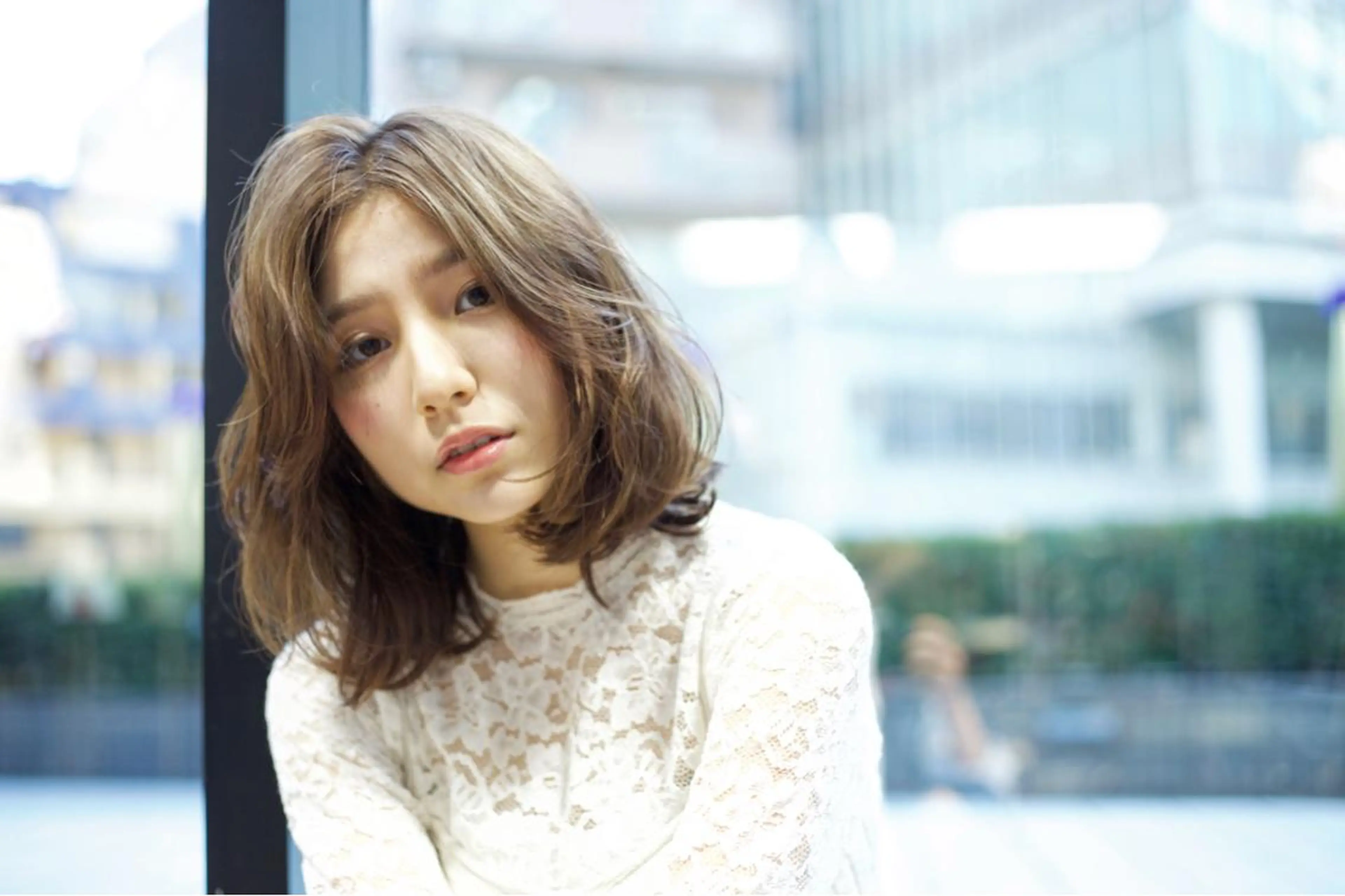 ミディアム ブリーチカラー🌈 石垣翔太のヘアスタイル