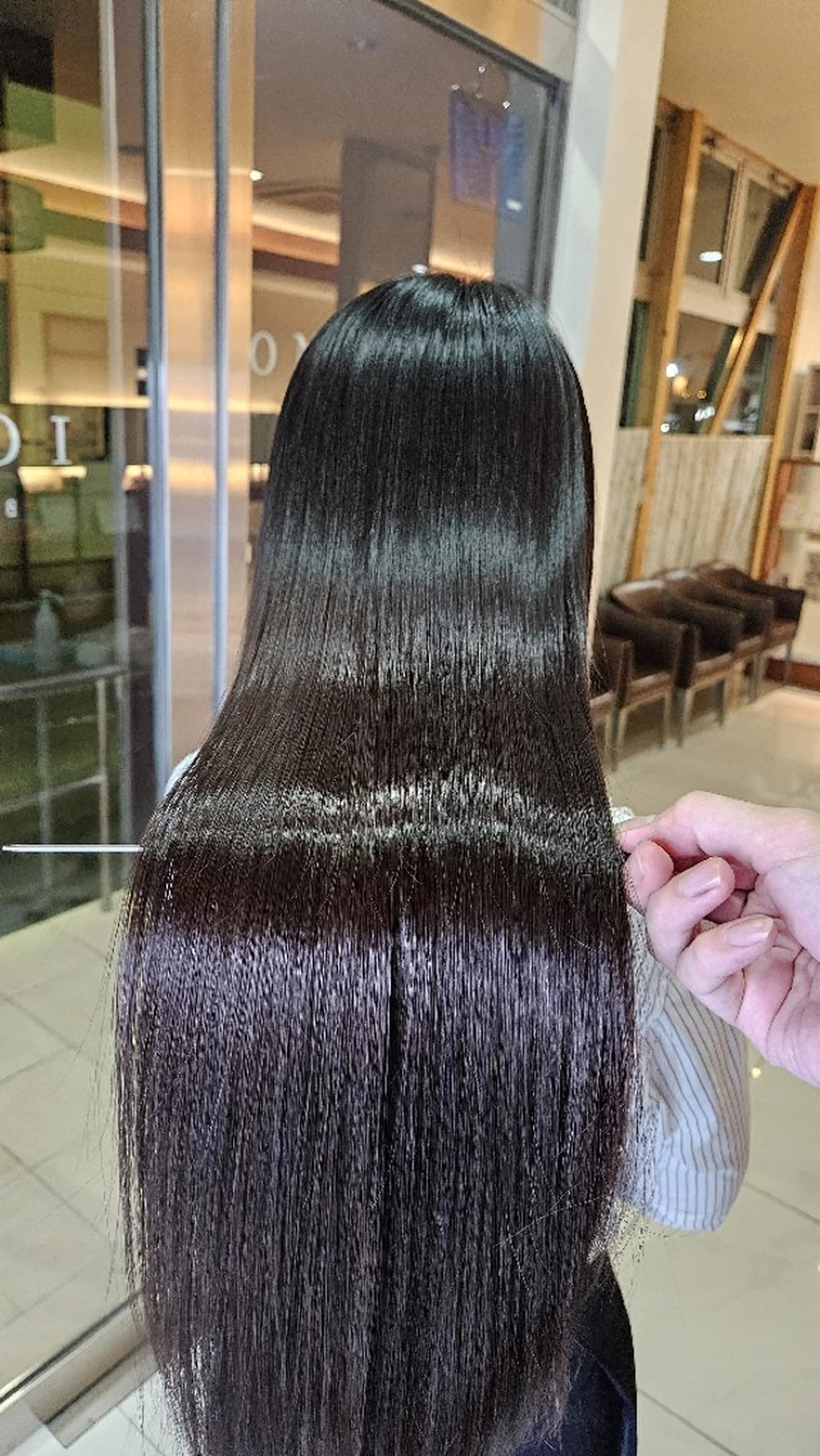 ロング 北野 親善のヘアスタイル