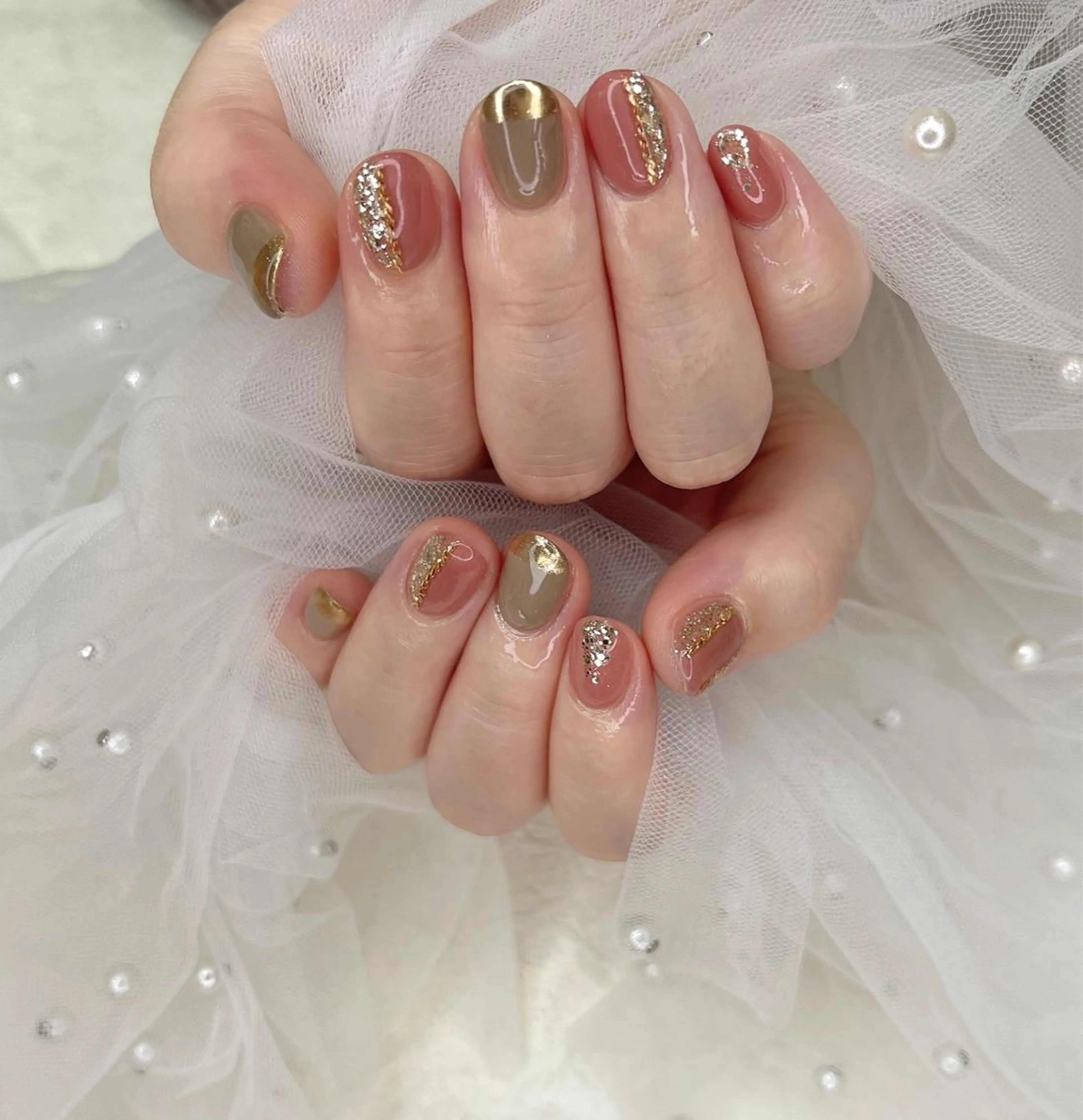 ネイル アートネイル フラッシュネイル フラワーネイル フットネイル フレンチネイル Moci Nail Salonのネイルデザイン