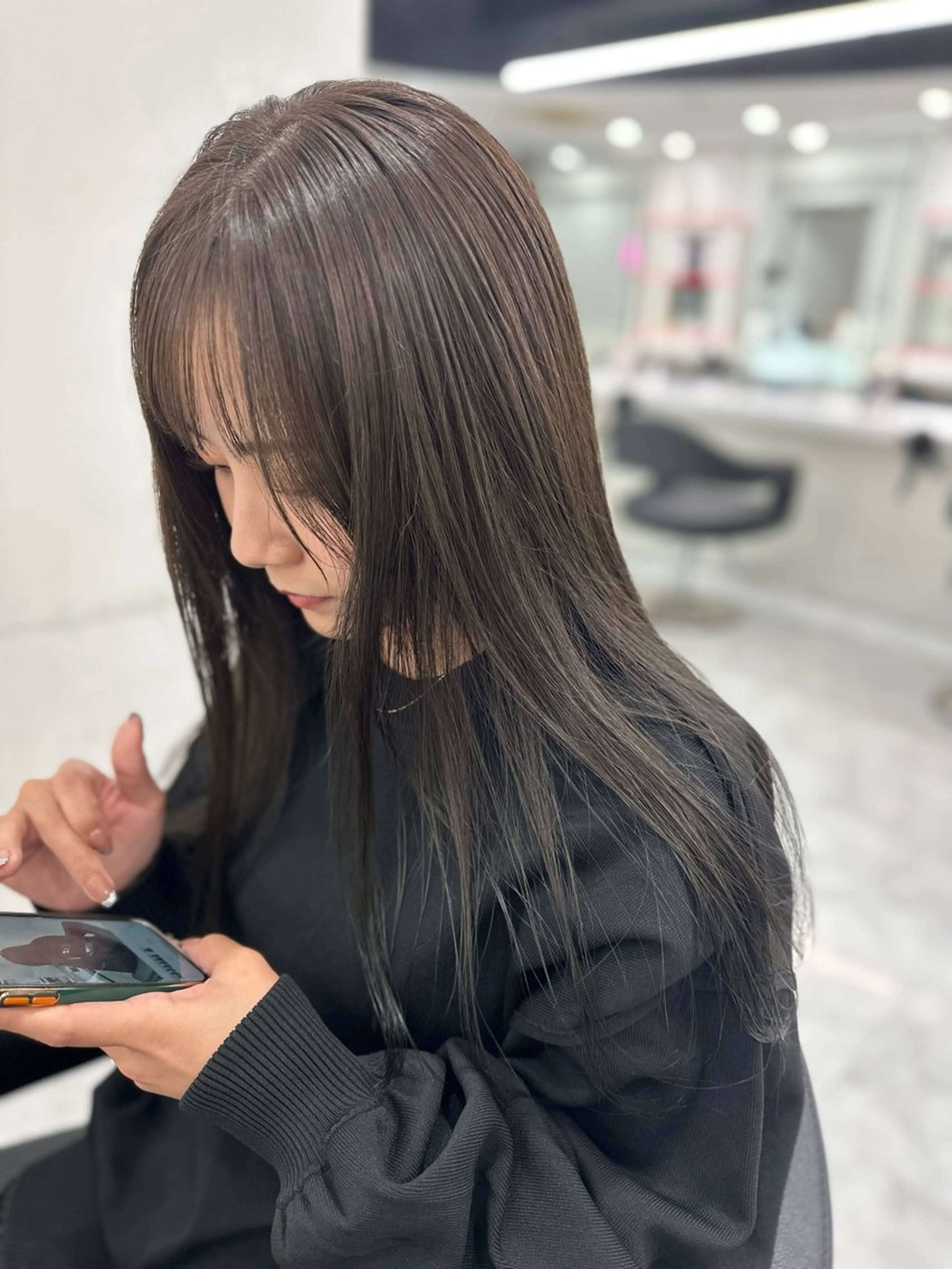 ロング カラー ブリーチなしトレンド SHUSAKUのヘアスタイル