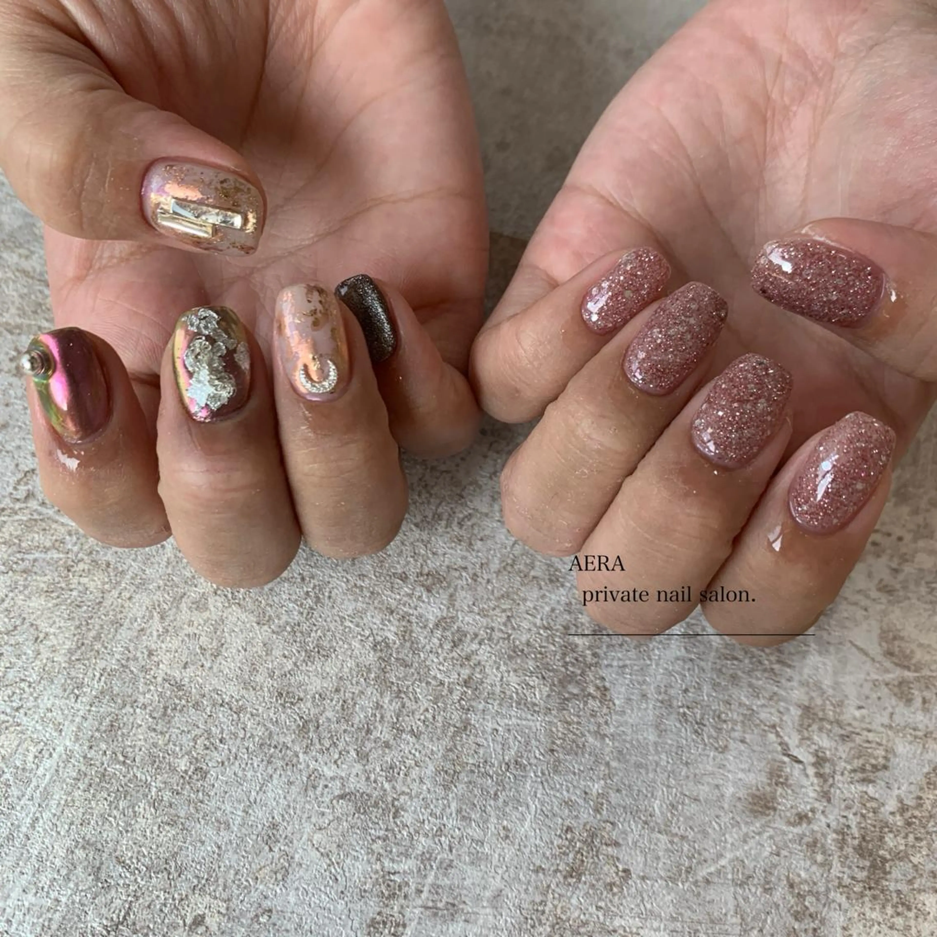 ネイル AERA nail shino🐱⸝꙳のネイルデザイン