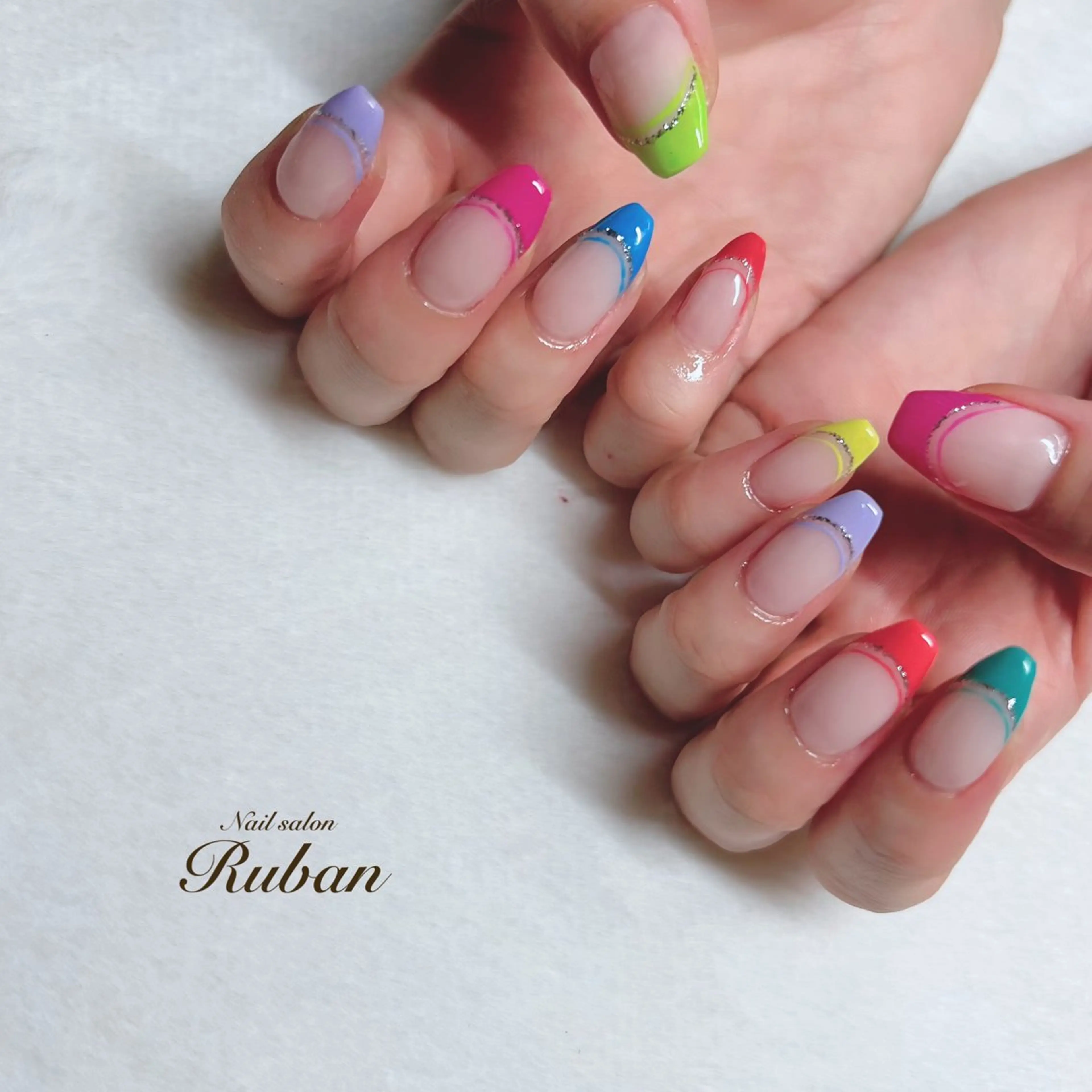 ネイル フレンチネイル Nail salon Rubanのネイルデザイン