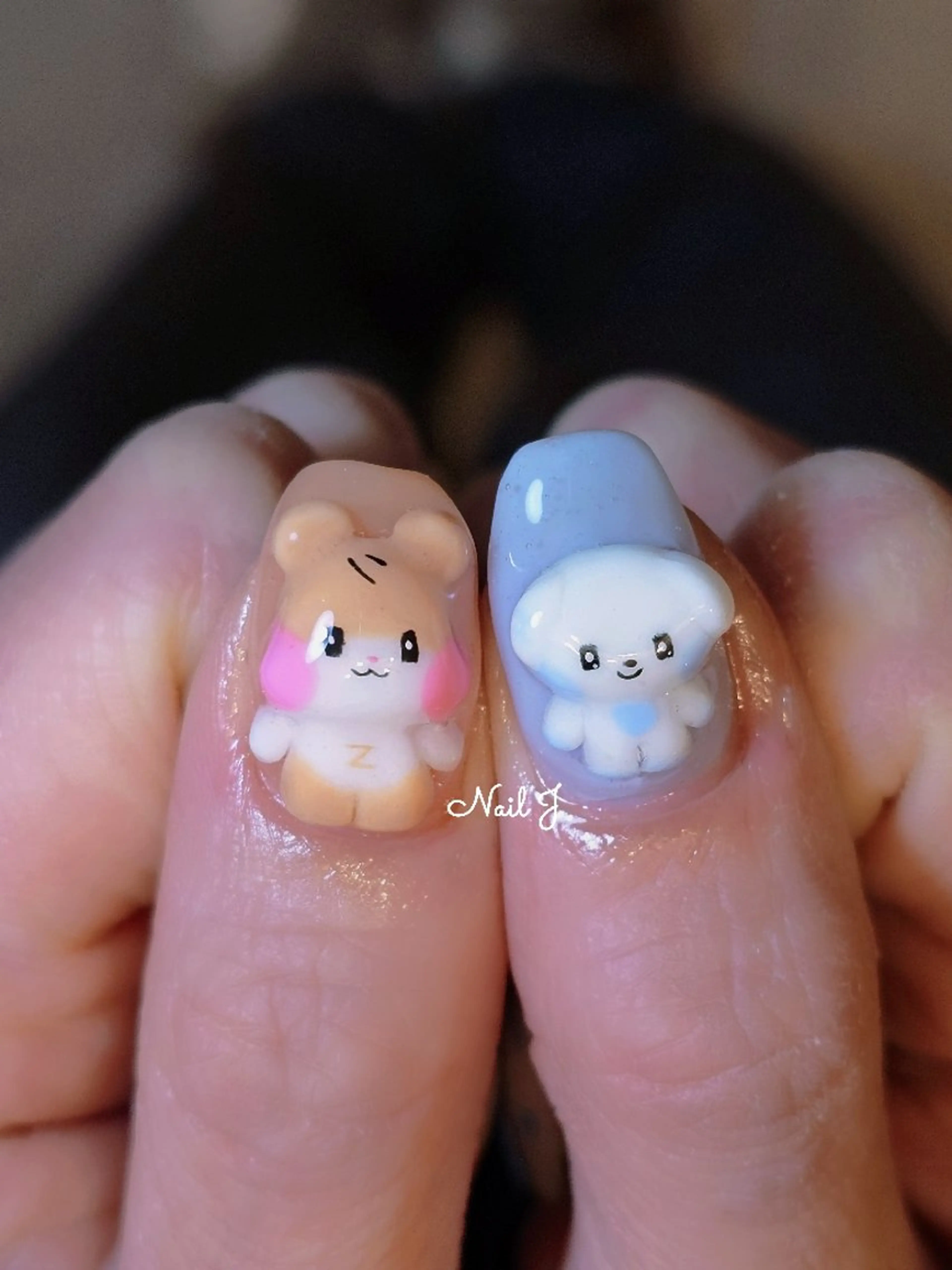 ネイル 韓国ネイル 冬ネイル ハンドネイル Nail Jのネイルデザイン