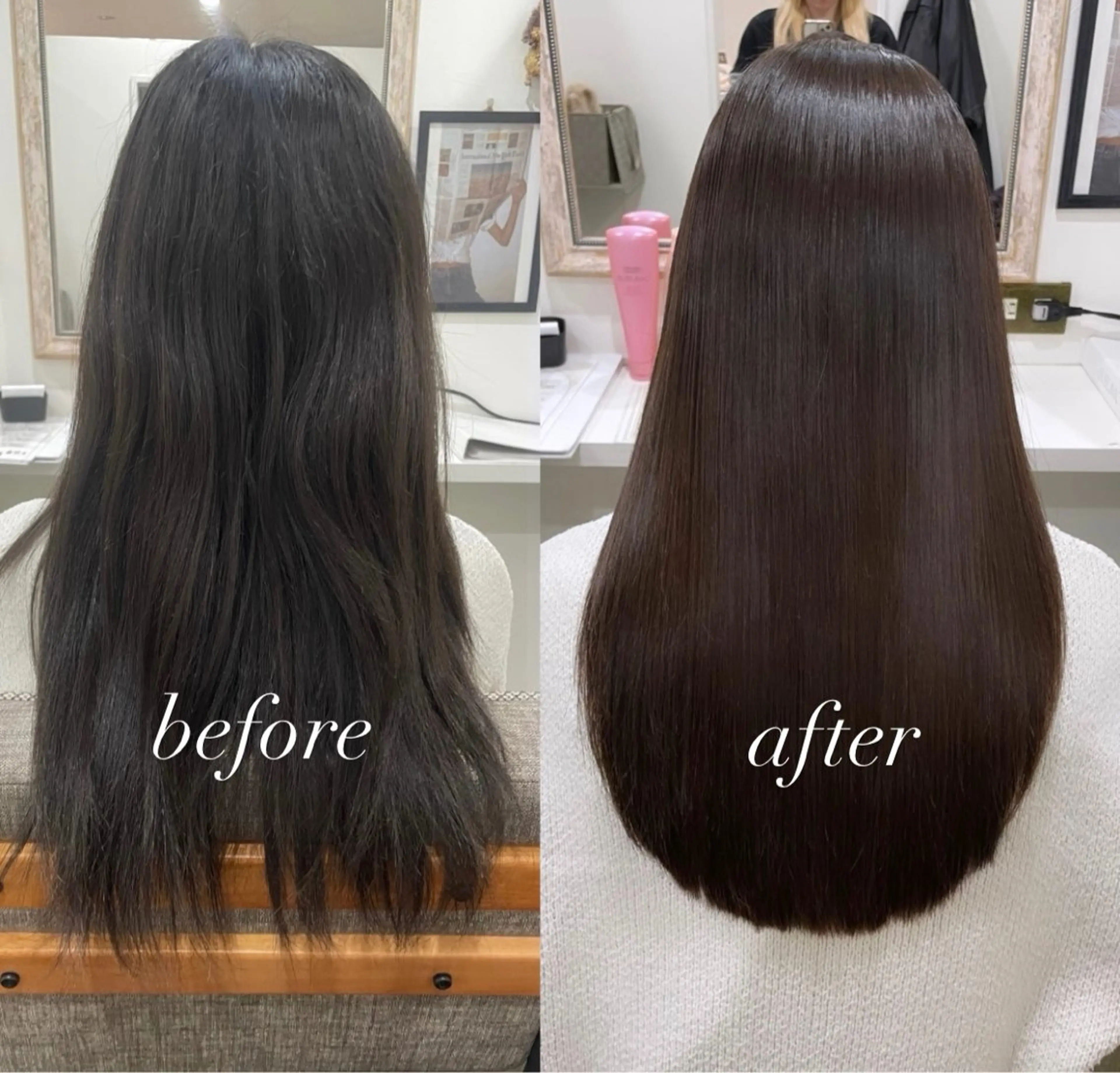 【人気No. 2】髪質改善✨🫧酸性ストレート+カット（縮毛矯正）の写真