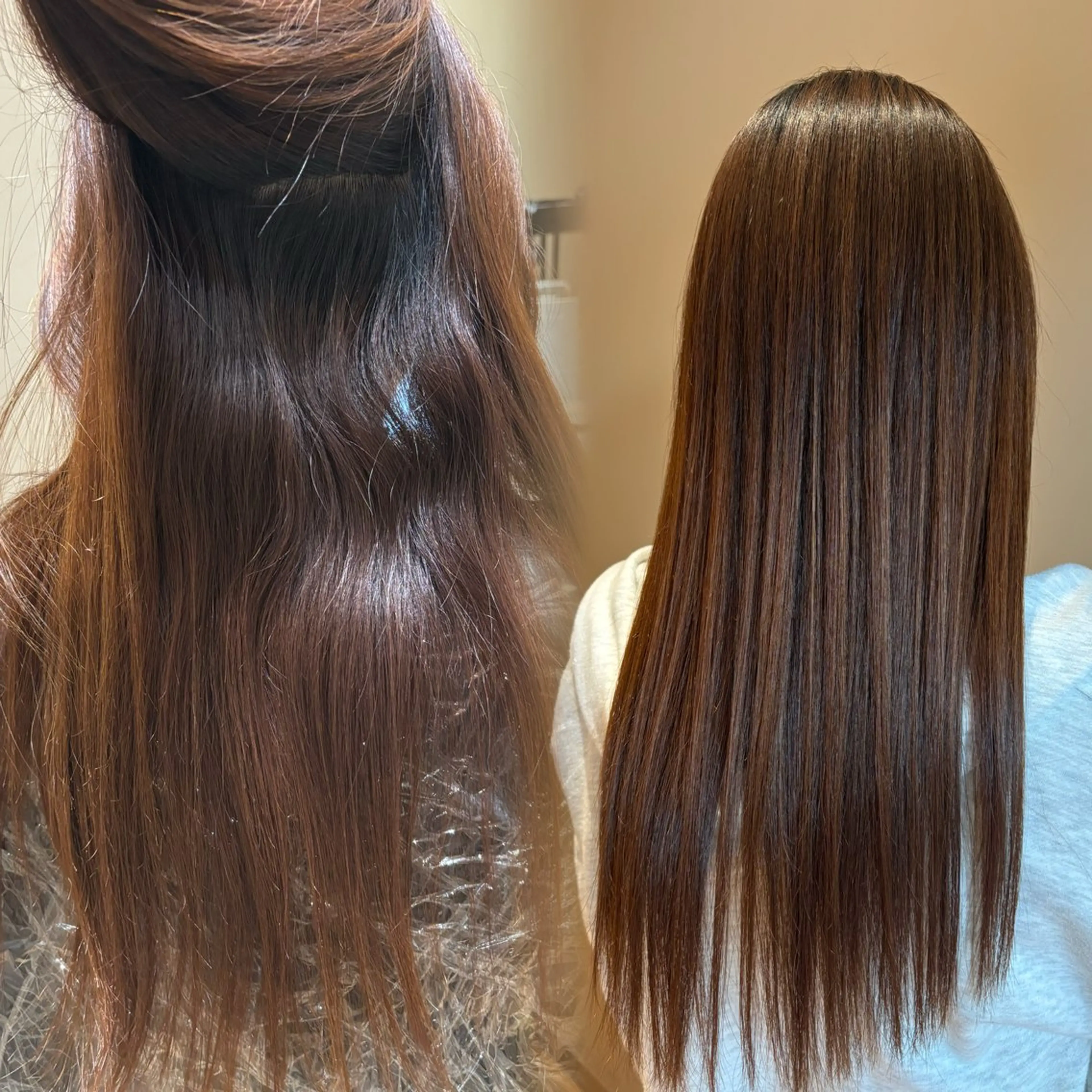 ロング 縮毛矯正 縮毛矯正 中島愛佳🐥⸒⸒ 縮毛矯正/艶髪カラーのヘアスタイル