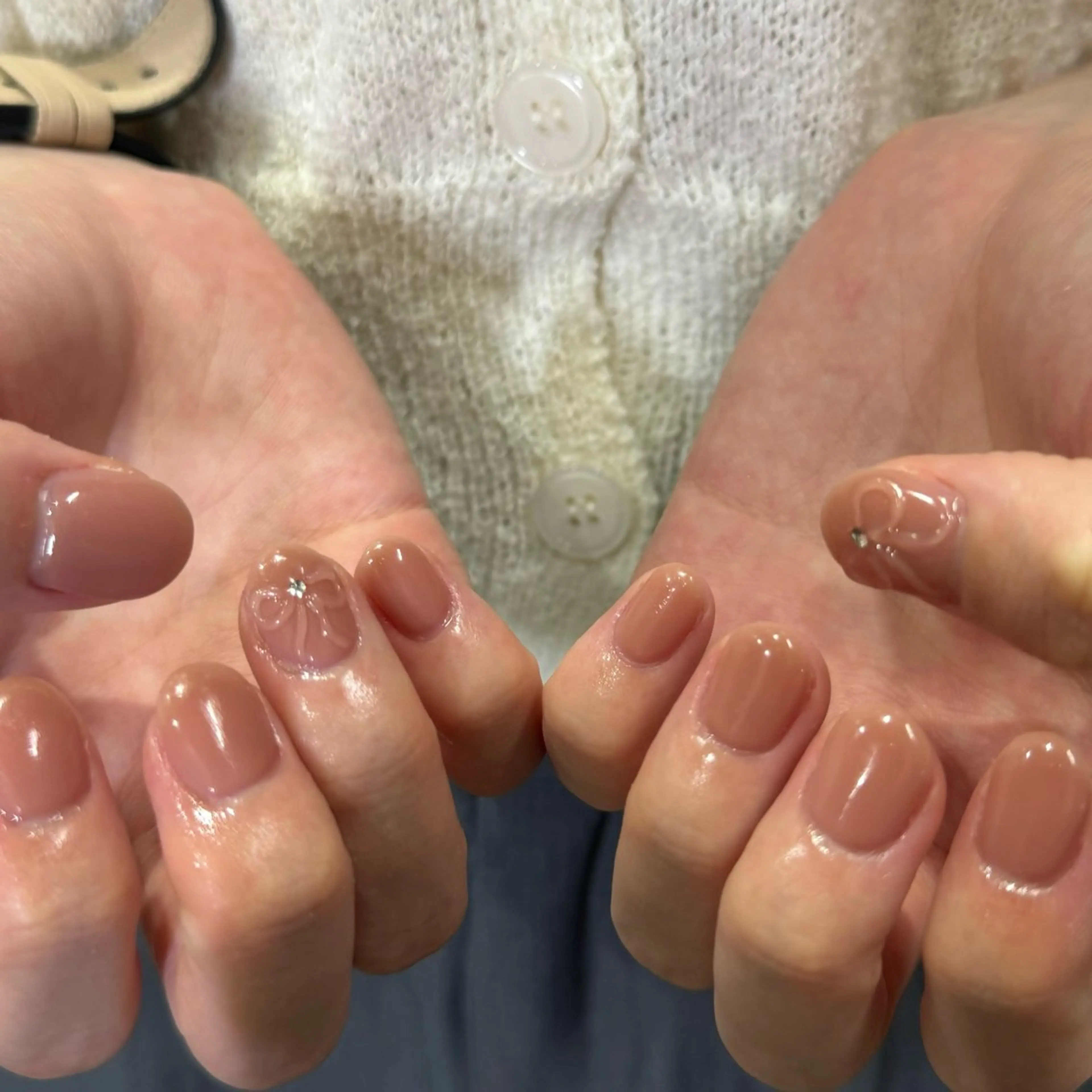 ネイル シンプルネイル ハンドネイル Tigris. sadamotoのネイルデザイン