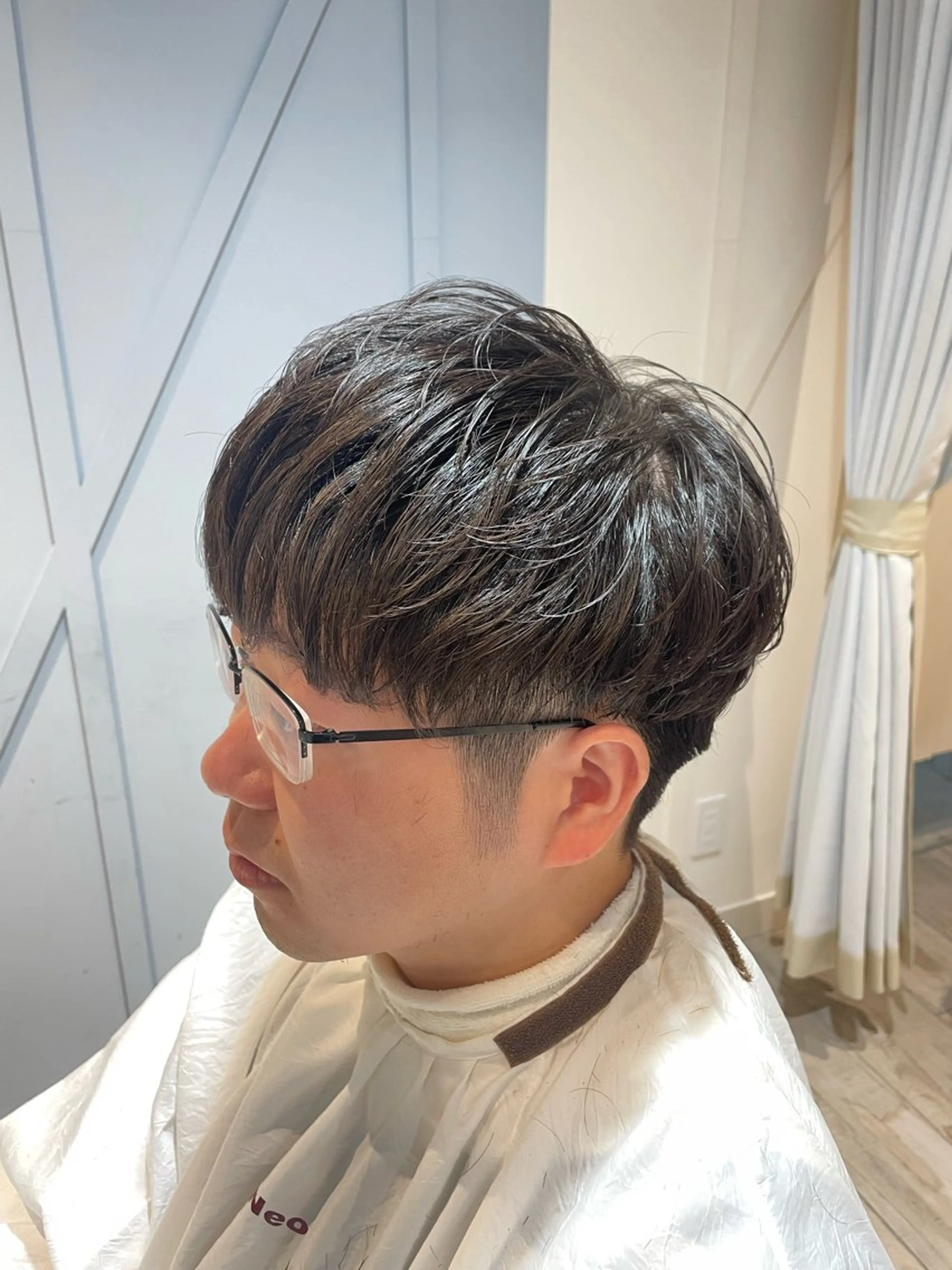 パーマ メンズ ウルフカット/ハイト ーン🎀mizukiのヘアスタイル