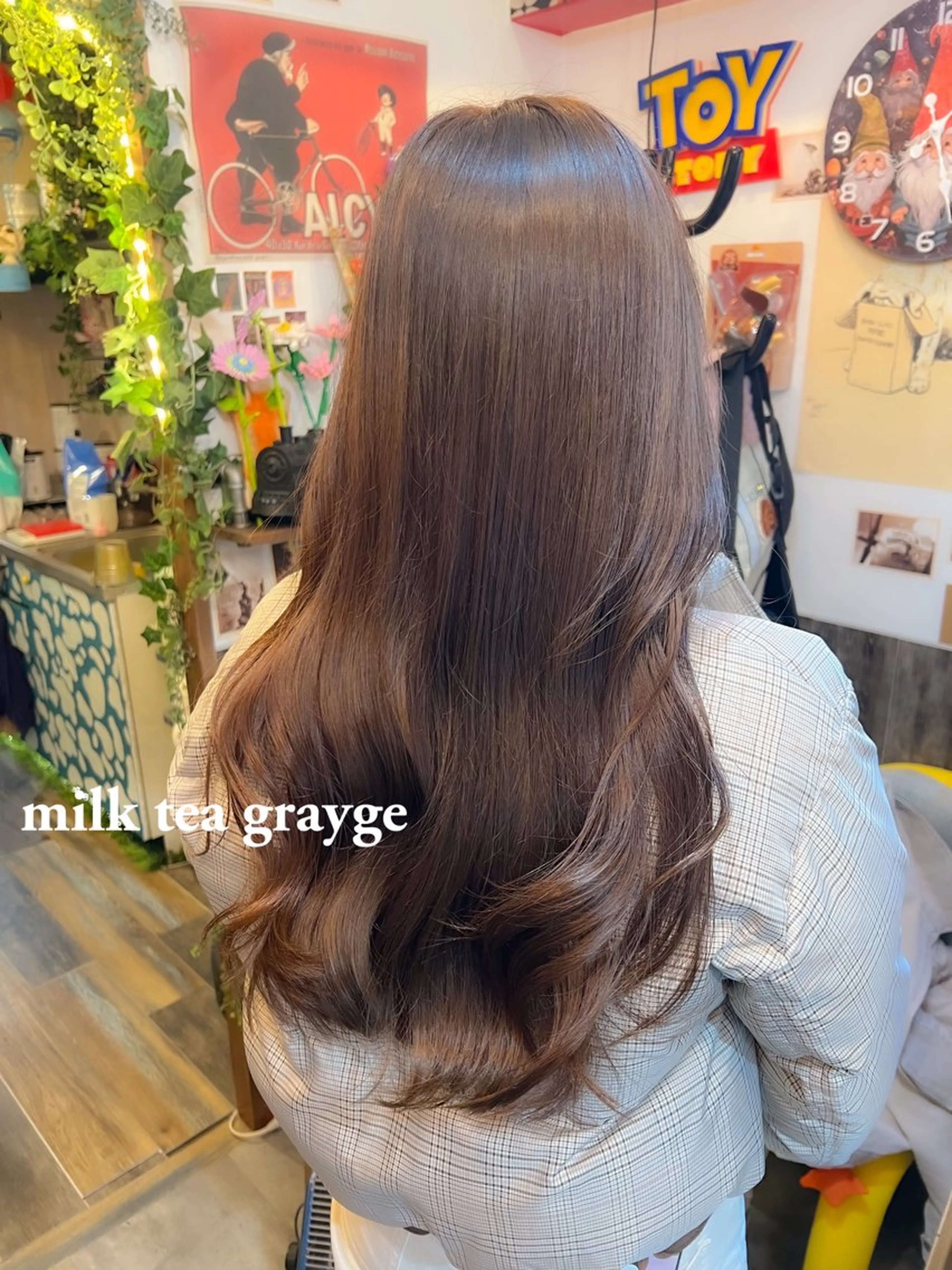 ロング カラー ブリーチ 透明感カラー ダブルカラー ブリーチなしカラー ヘアカラー カラーパティシエ facce🌼ikoのヘアスタイル