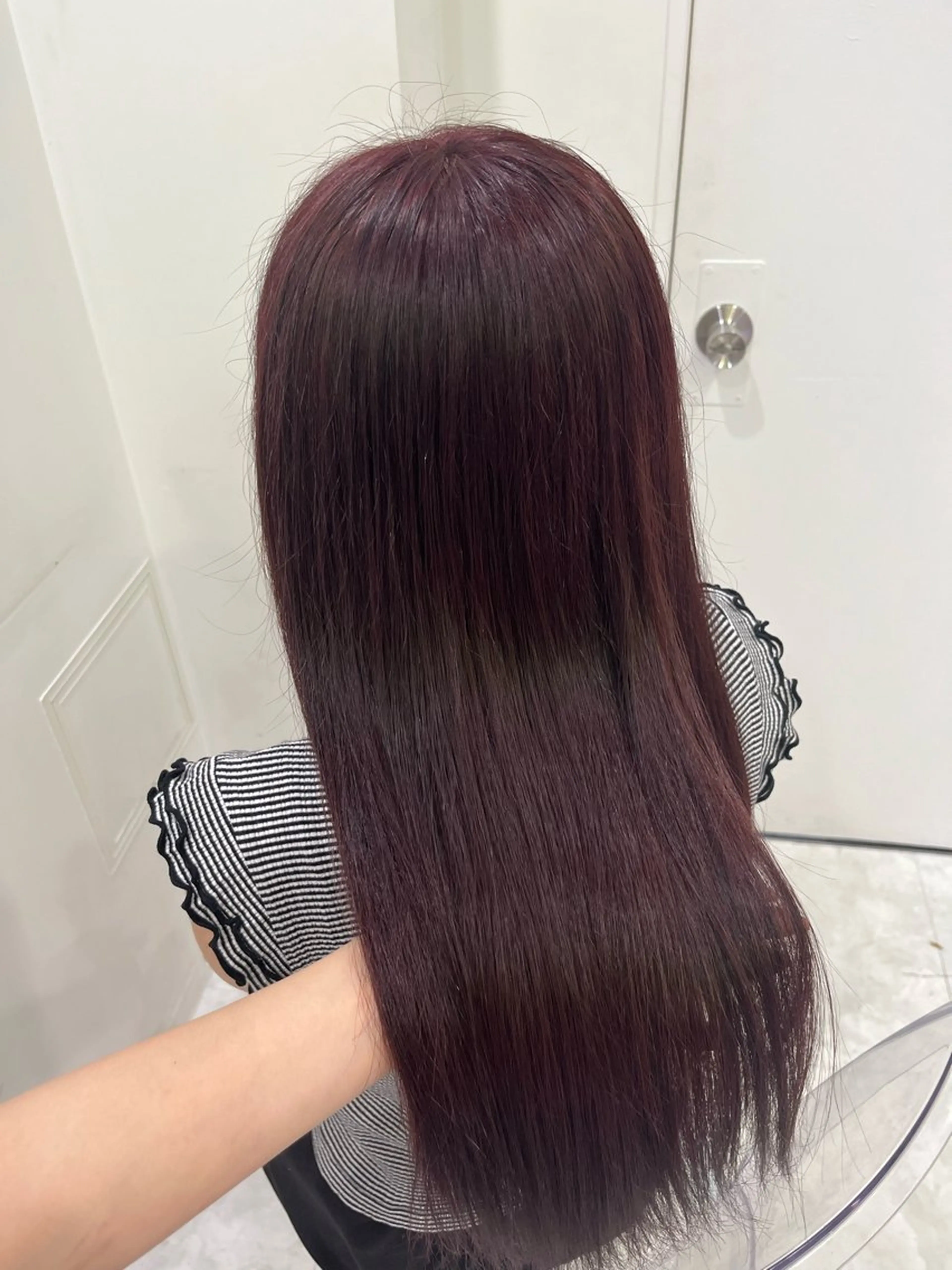 ロング カラー ガーリー♡女の子っぽ ヘア♡ピンクカラー♡のヘアスタイル