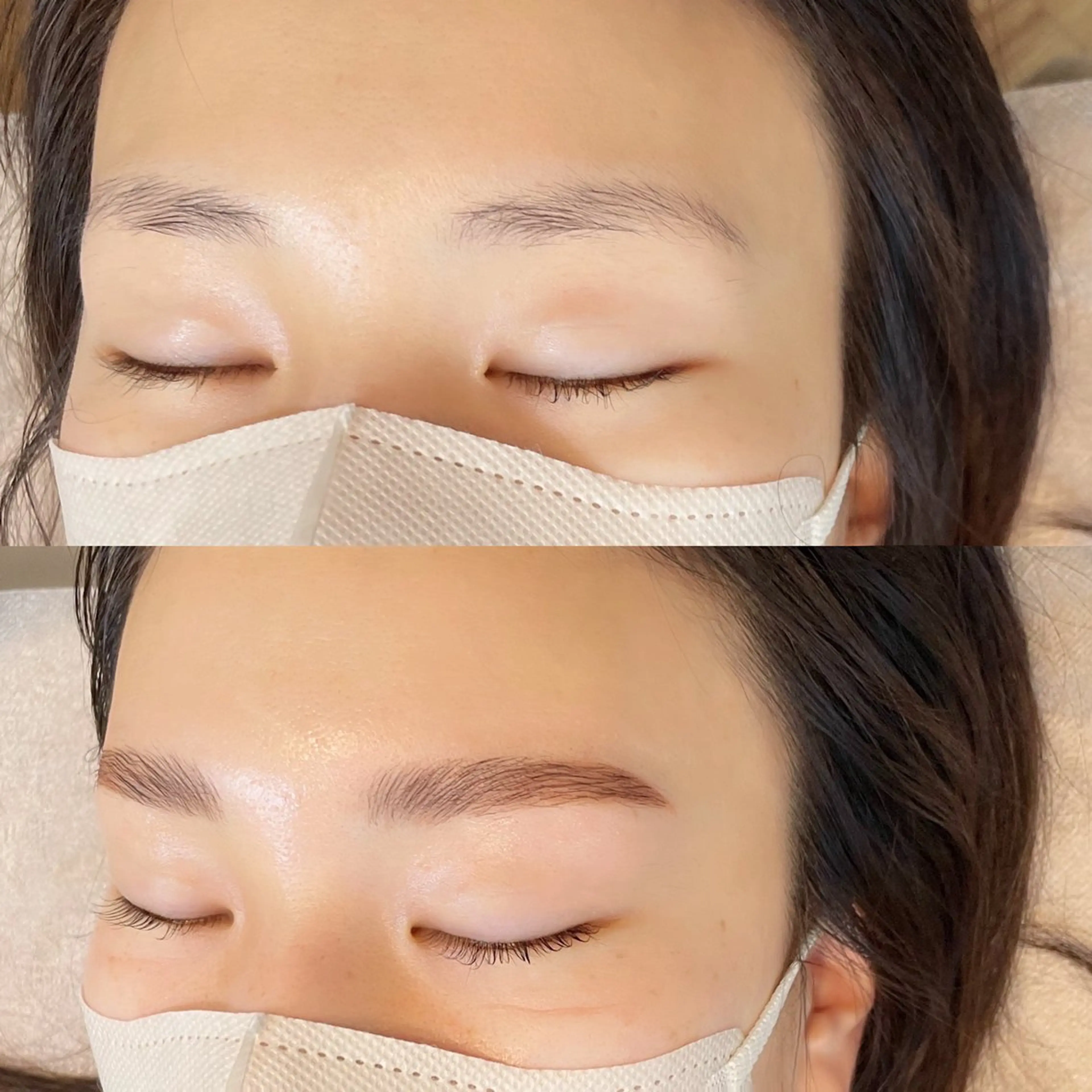 アイブロウ ハリウッドブロウリフト Tanaka .のマツエク・マツパデザイン