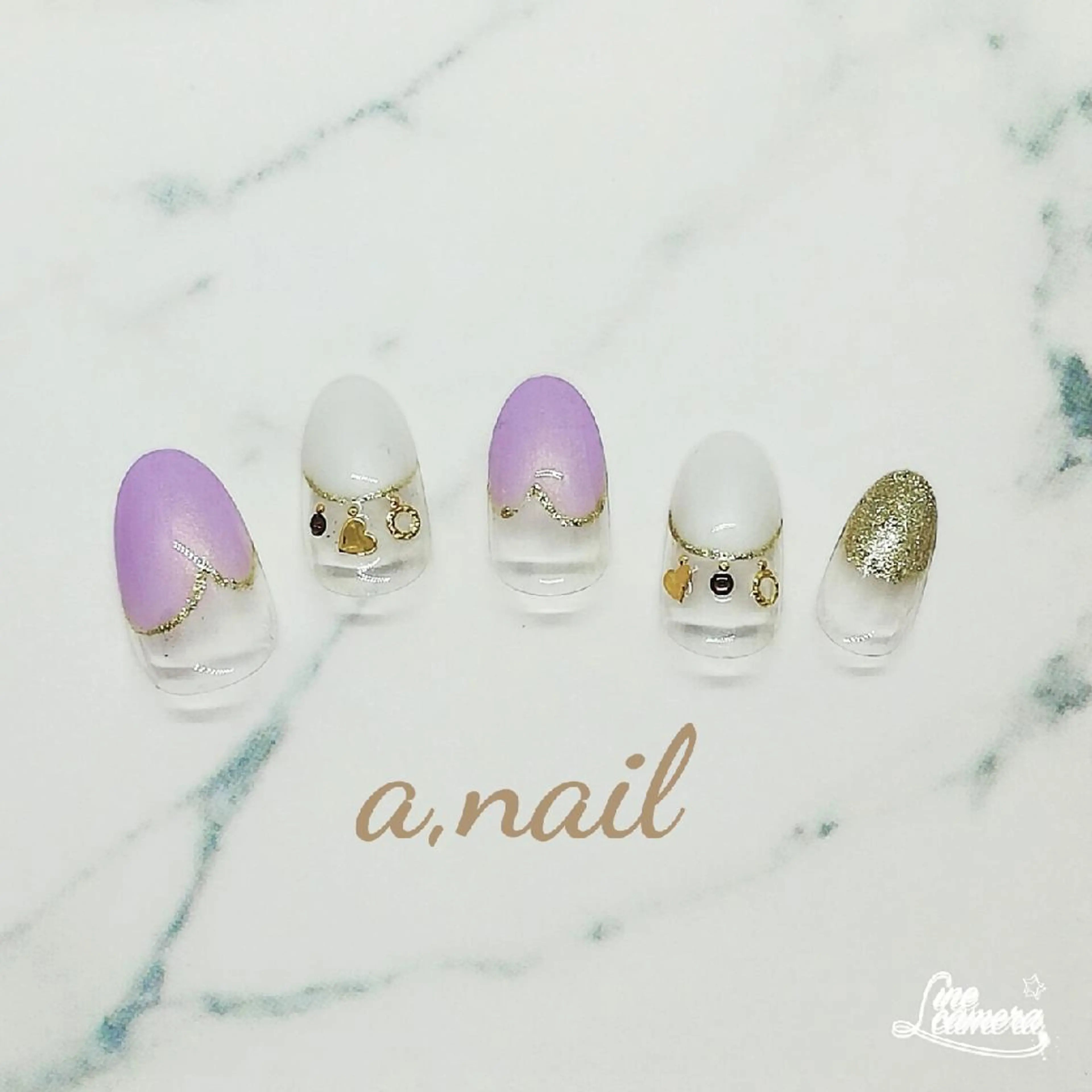 ネイル ストーンネイル ハンドネイル ネイルサロン エーネイルのネイルデザイン