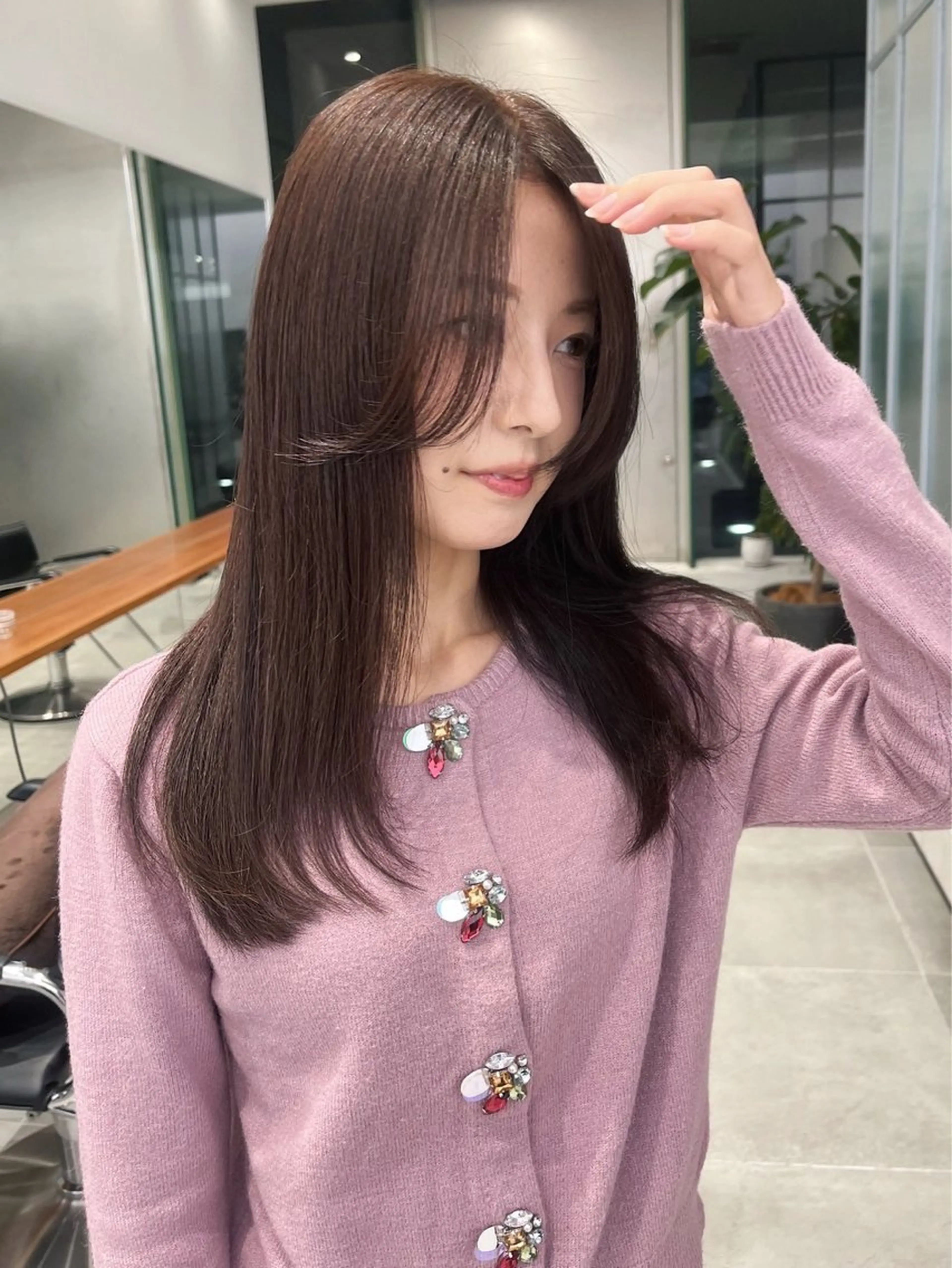 カラー 艶髪/透明感カラー /ゼンのヘアスタイル