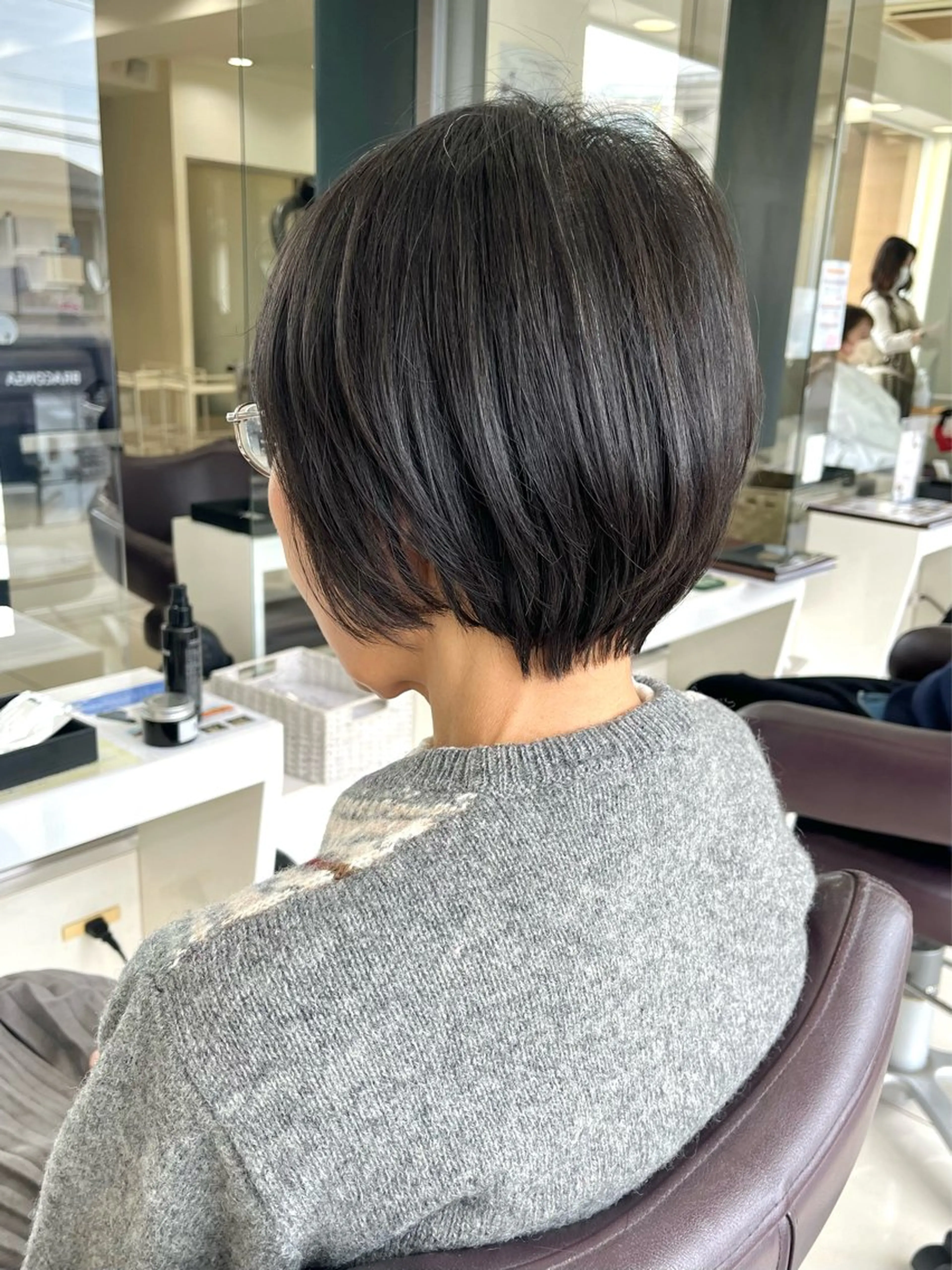 ショート 赤みなしカラー/梅田 /レイヤー/IORIのヘアスタイル