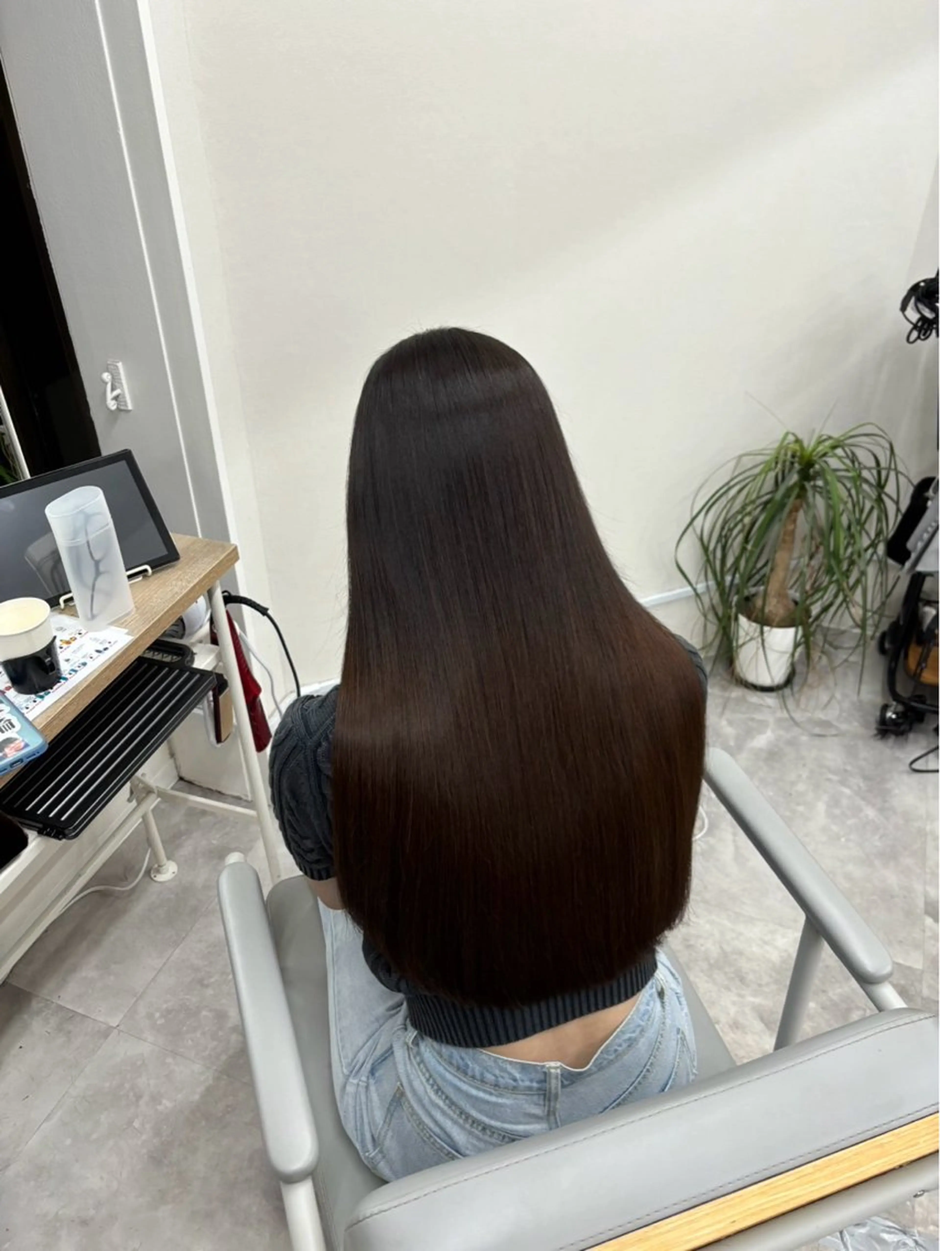 ロング 縮毛矯正 あい❤︎ /髪質改善/韓国巻きのヘアスタイル