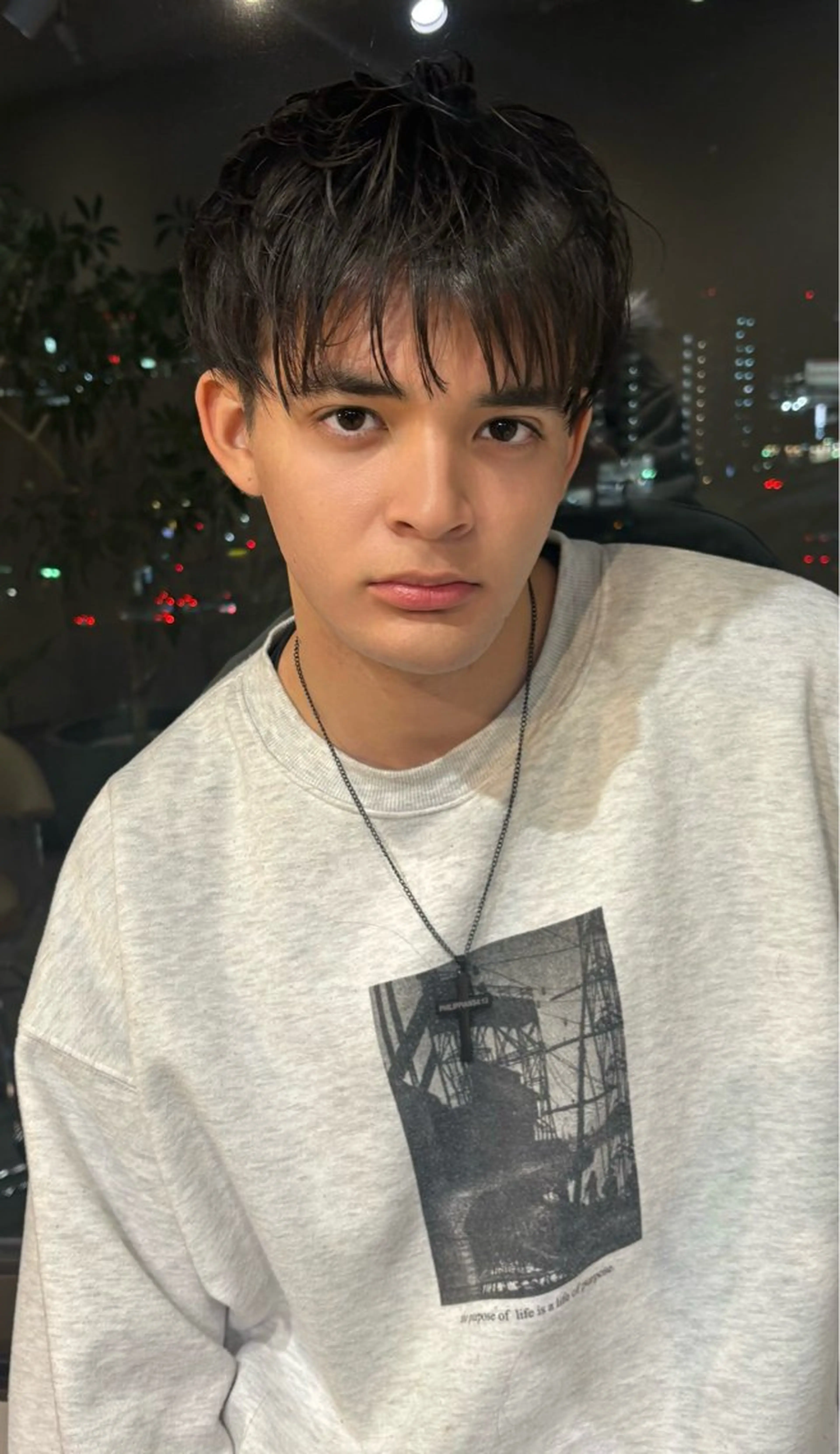 ショート メンズ マッシュ ショートヘア 鈴木 颯真ウィリアムのヘアスタイル