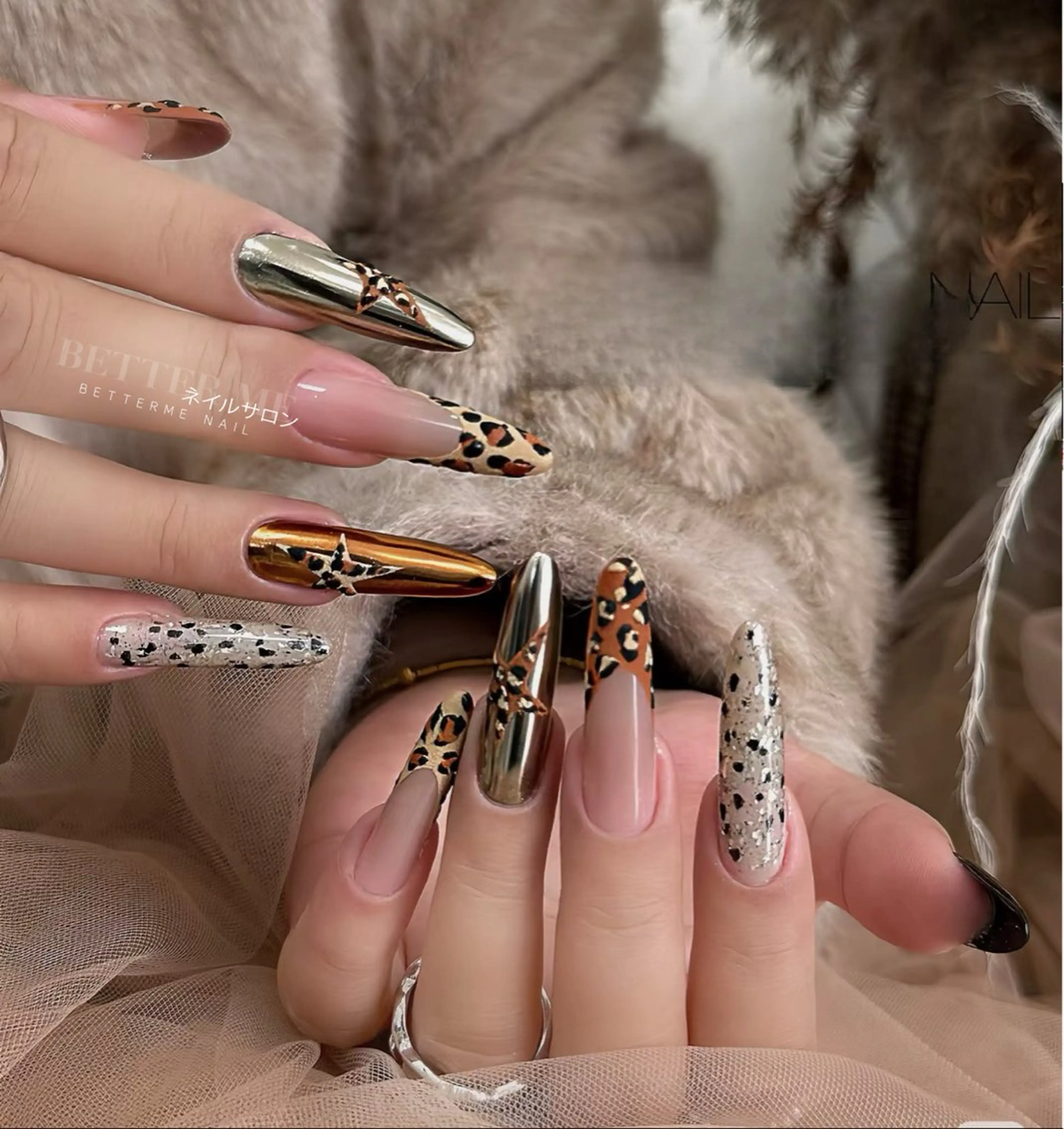 ネイル ハンドネイル BETTER ME ネイルサロン池田公園のネイルデザイン