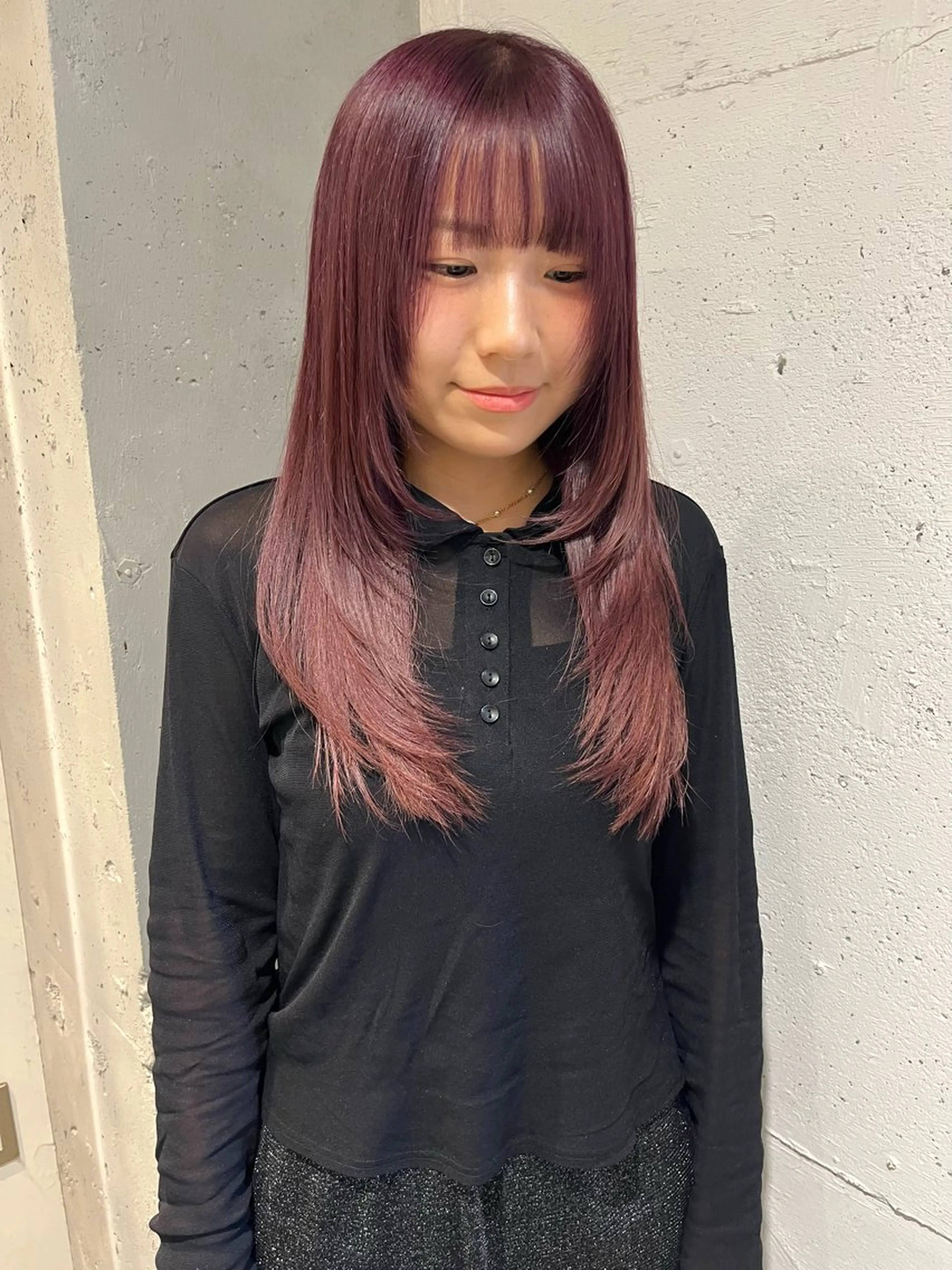 ロング カラー Juna✂️ レイヤー / ボブのヘアスタイル