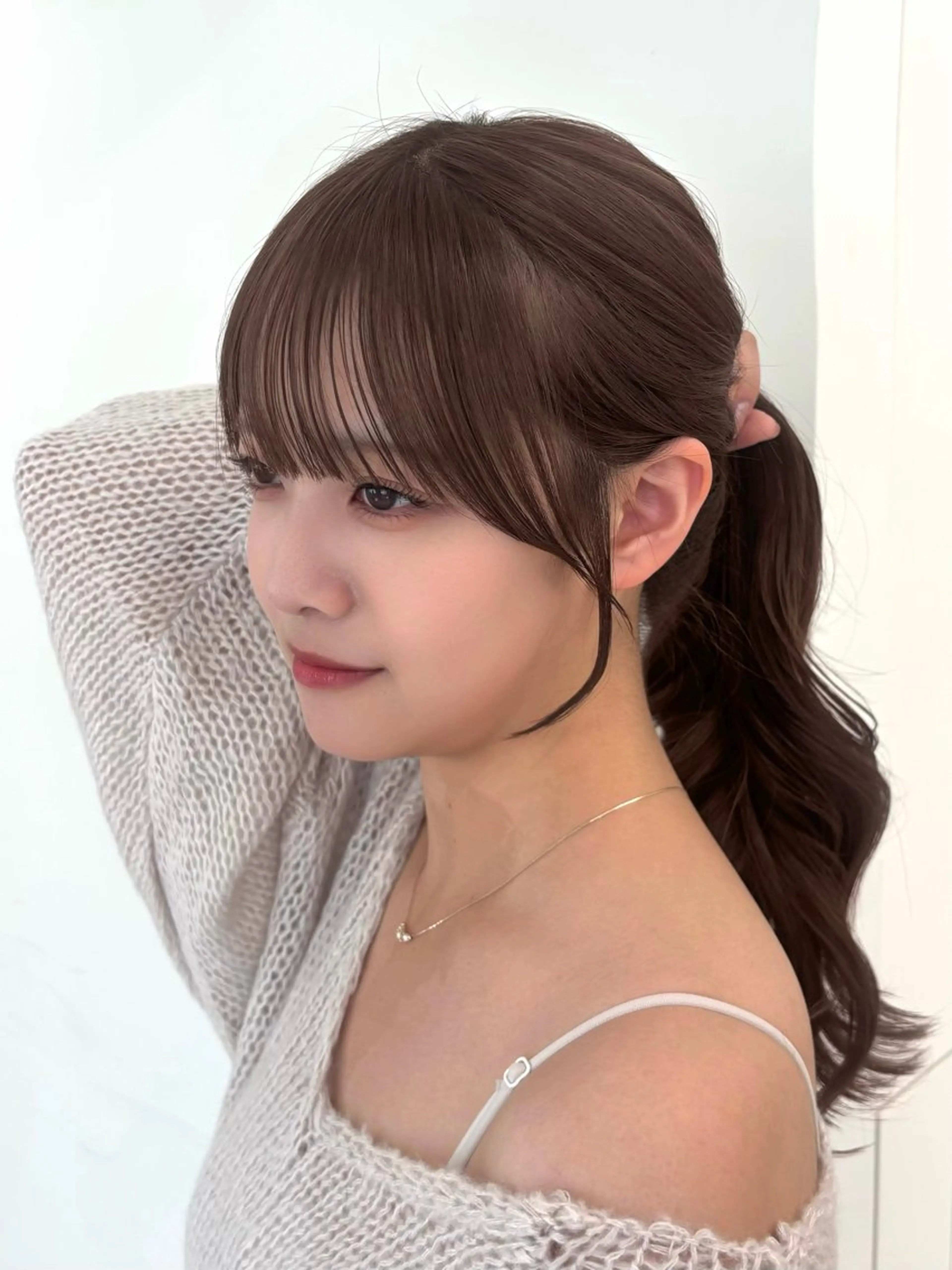 セミロング カラー カット ヘアカラー トリートメント mei / レイヤー 顔まわり 🤍のヘアスタイル