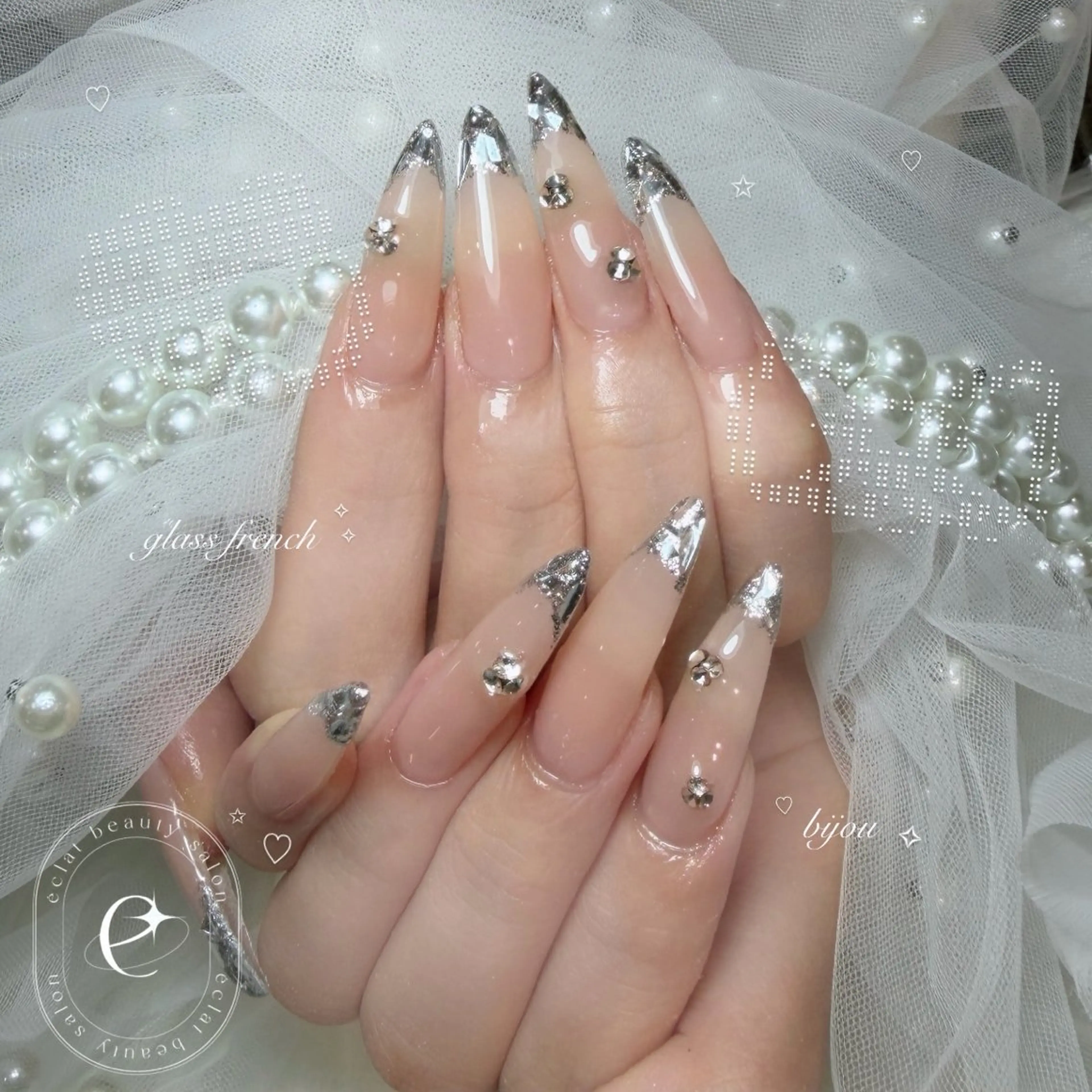 ネイル ハンドネイル eclat Kaedeのネイルデザイン