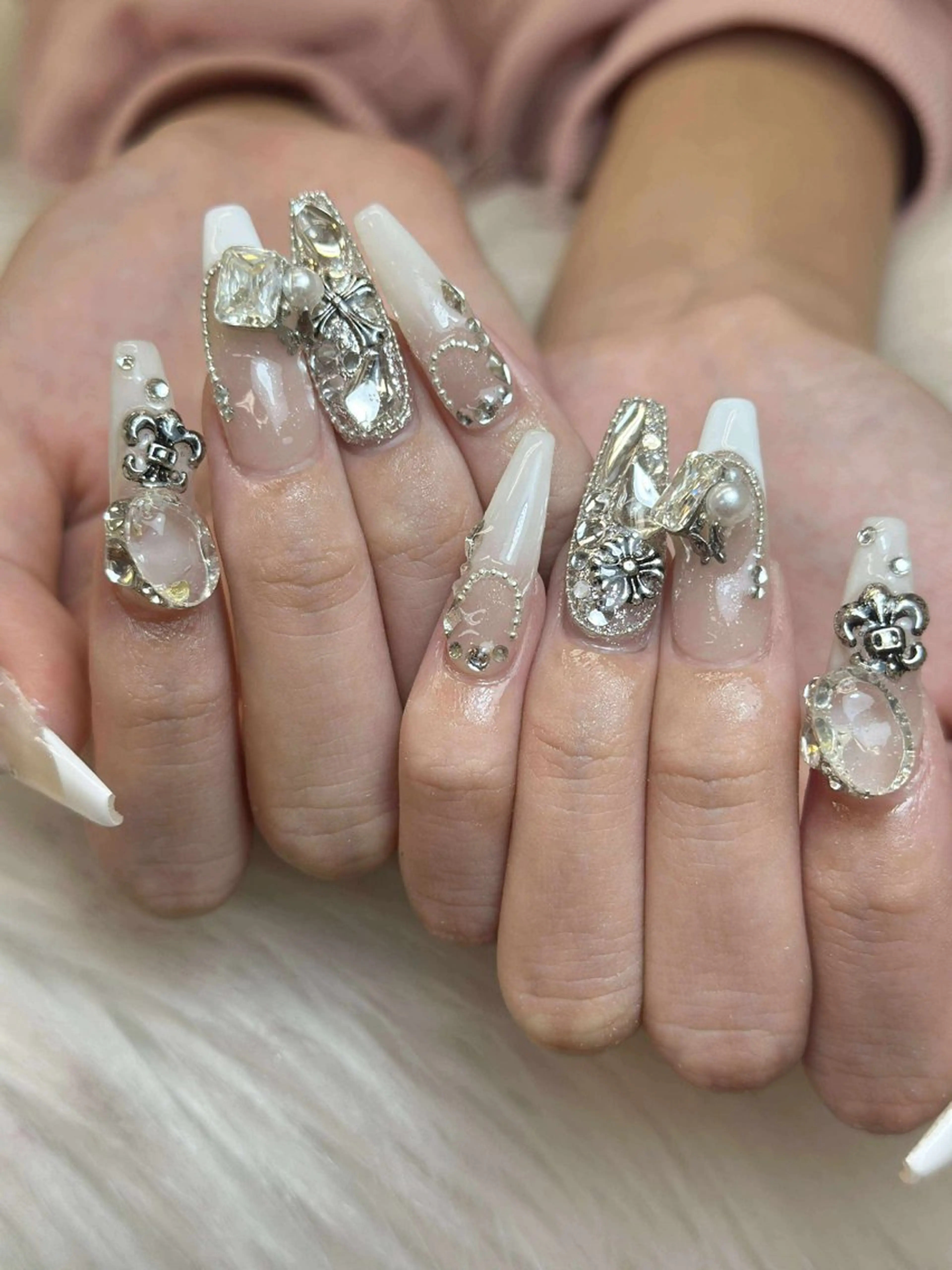 ネイル アートネイル 成人式 ジェルネイル ニュアンスネイル 夏ネイル ハンドネイル Jenn Nail Salonのネイルデザイン