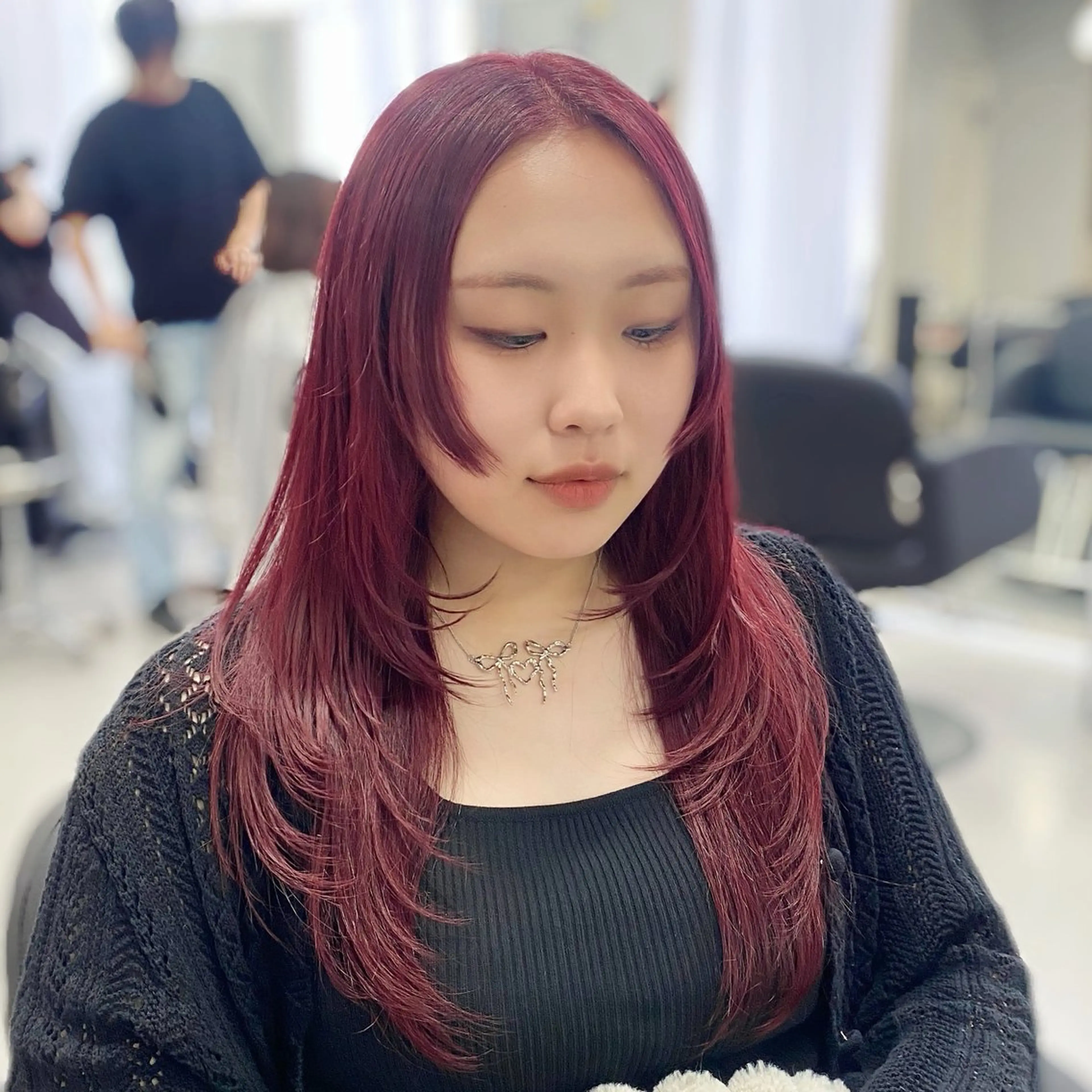 ロング カラー カット XELM高崎 🤍Kyokaのヘアスタイル