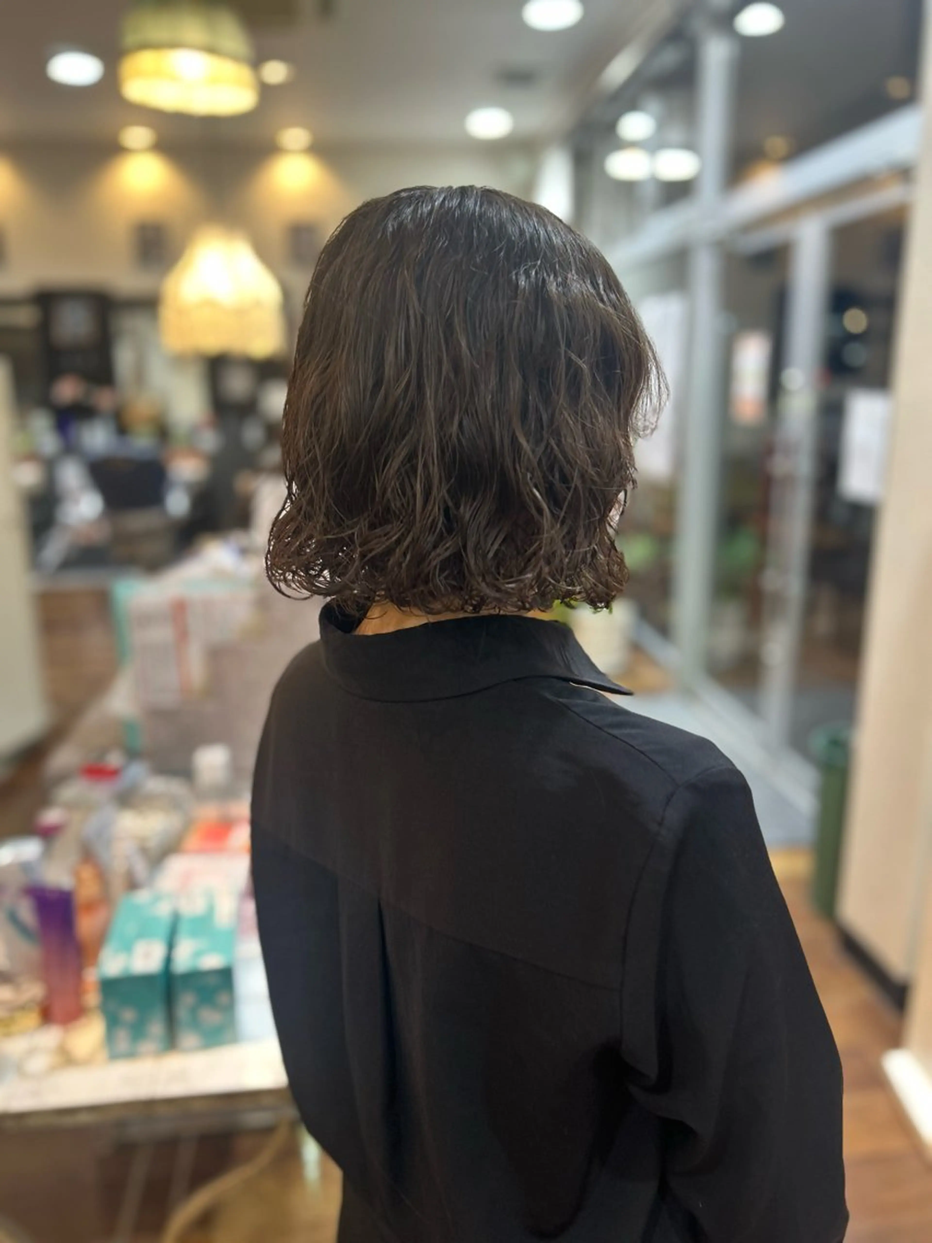 ミディアム カット パーマ お悩み、似合わせ提案 将真のヘアスタイル