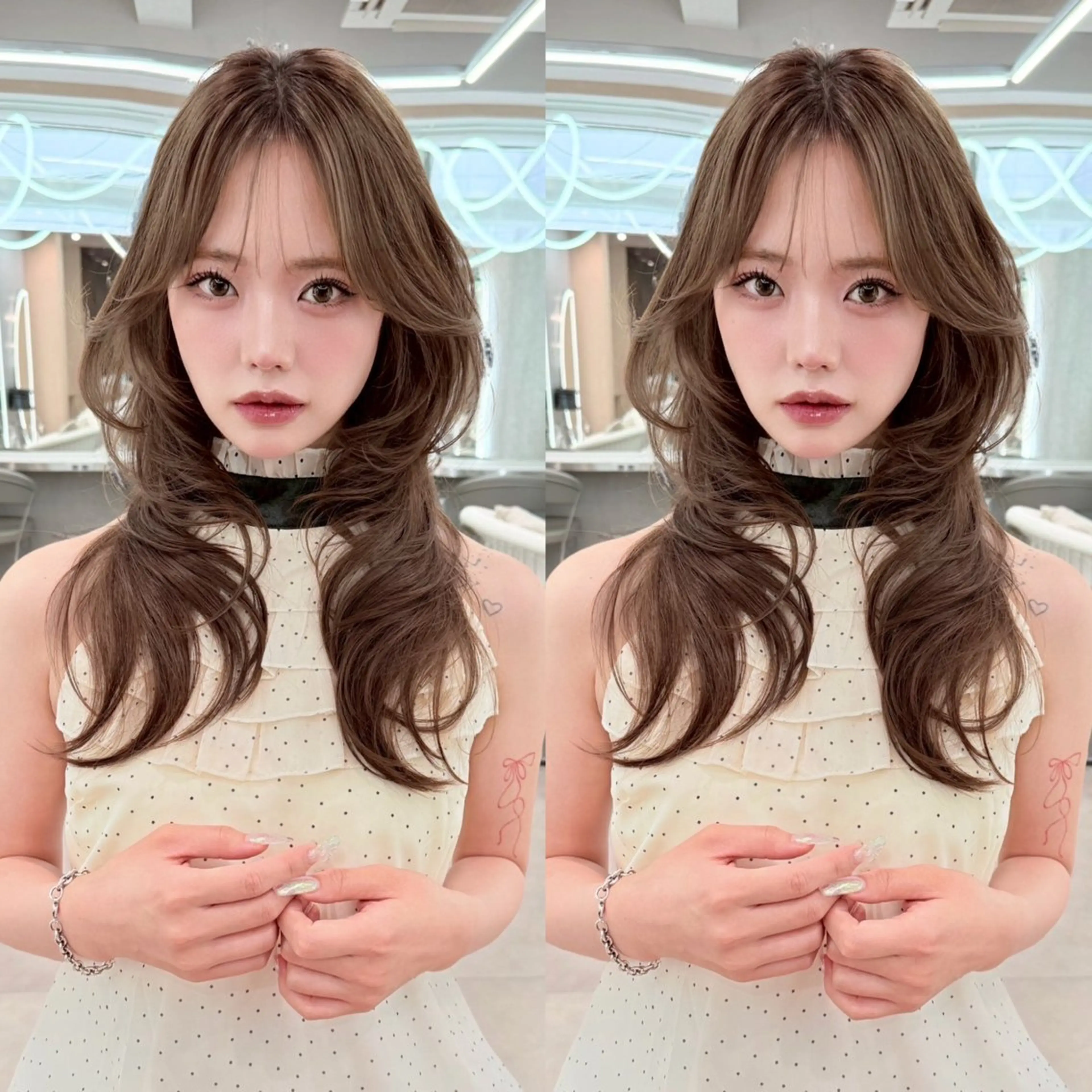 ロング ハッシュカット lond profil 浦和店所属・mina/浦和 ショート/韓国ヘアのヘアスタイル