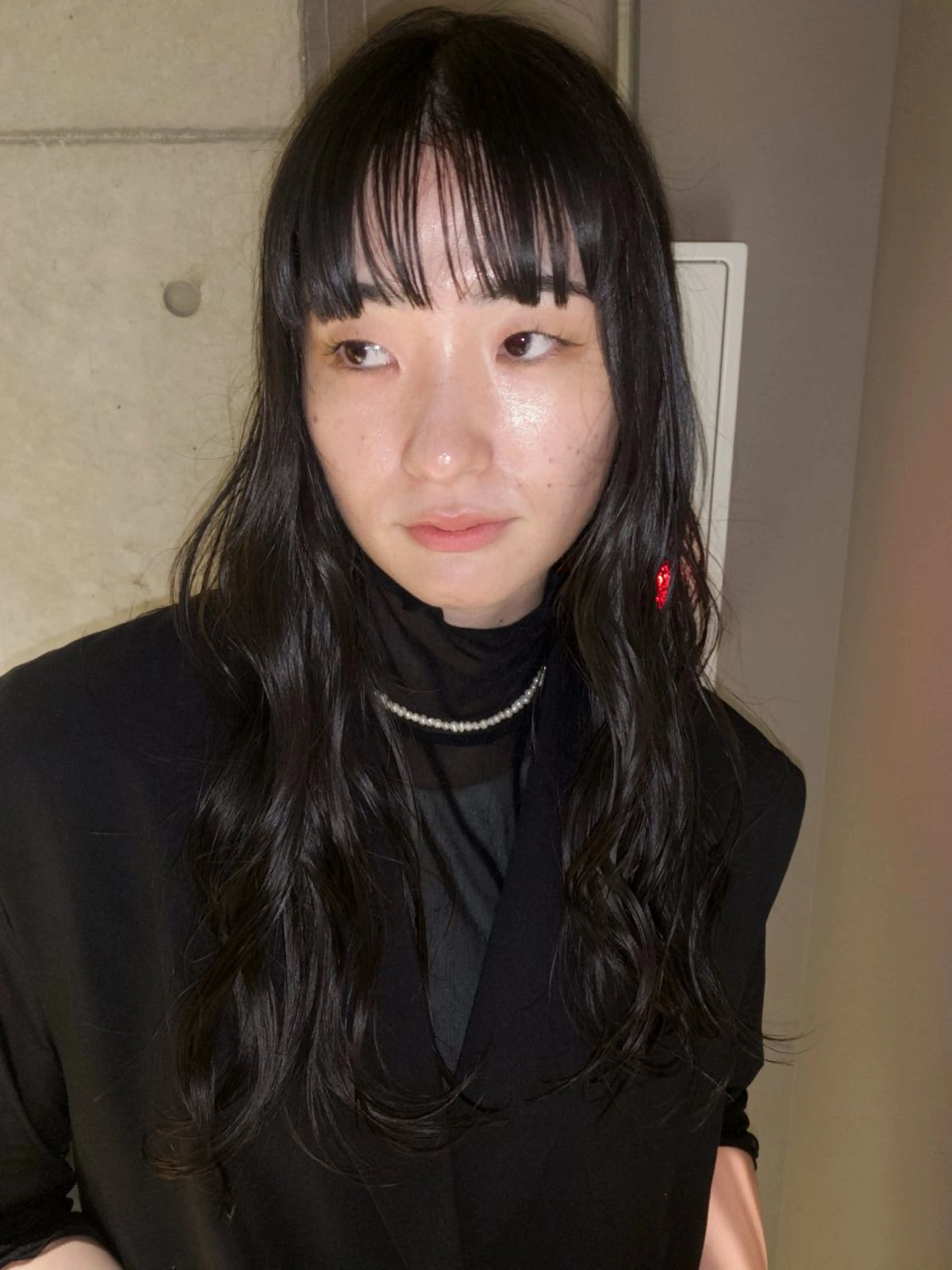 ロング カラー yiye shioriのヘアスタイル