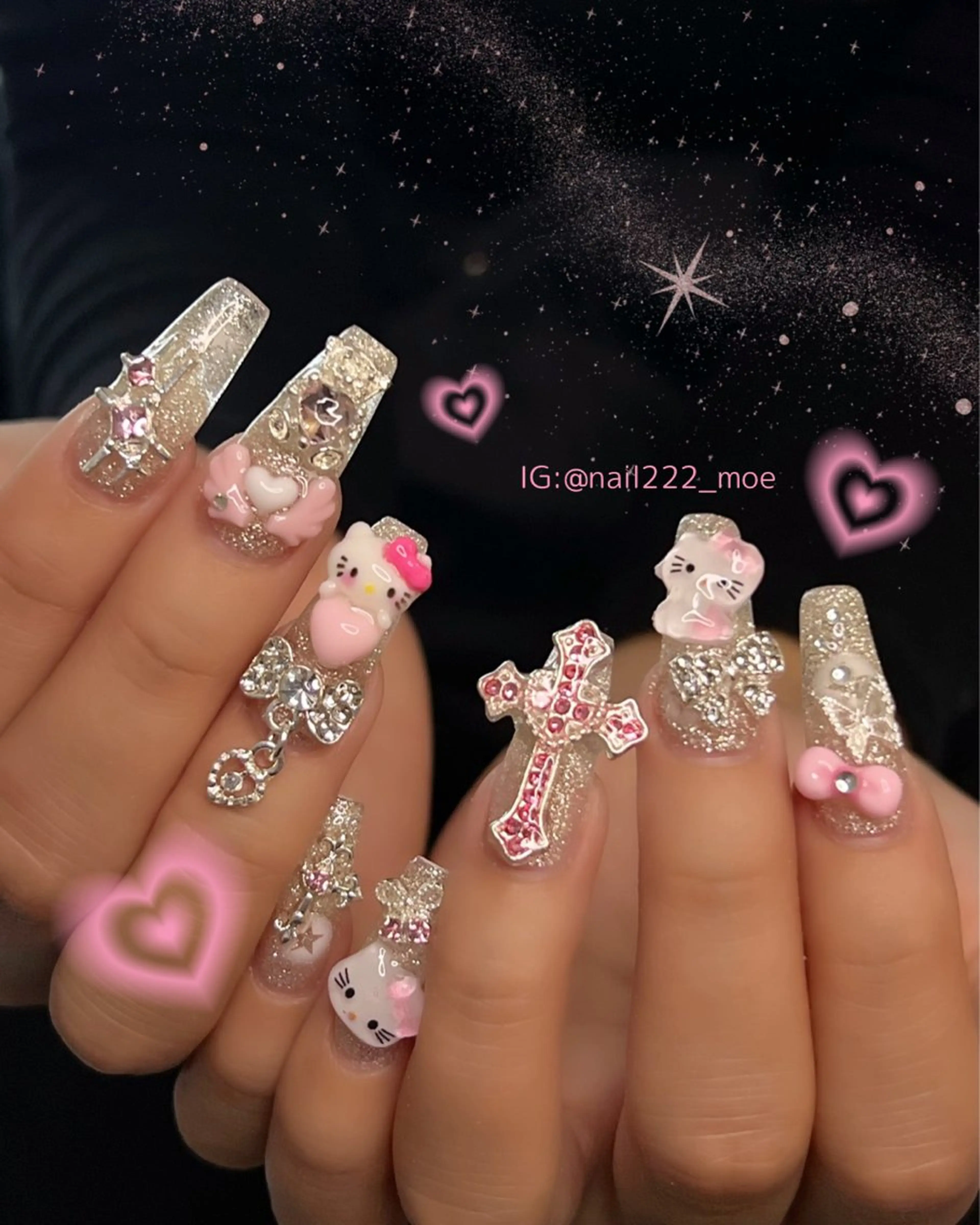 ネイル ハンドネイル ⟡.*222⋰˚☆ MöEのネイルデザイン