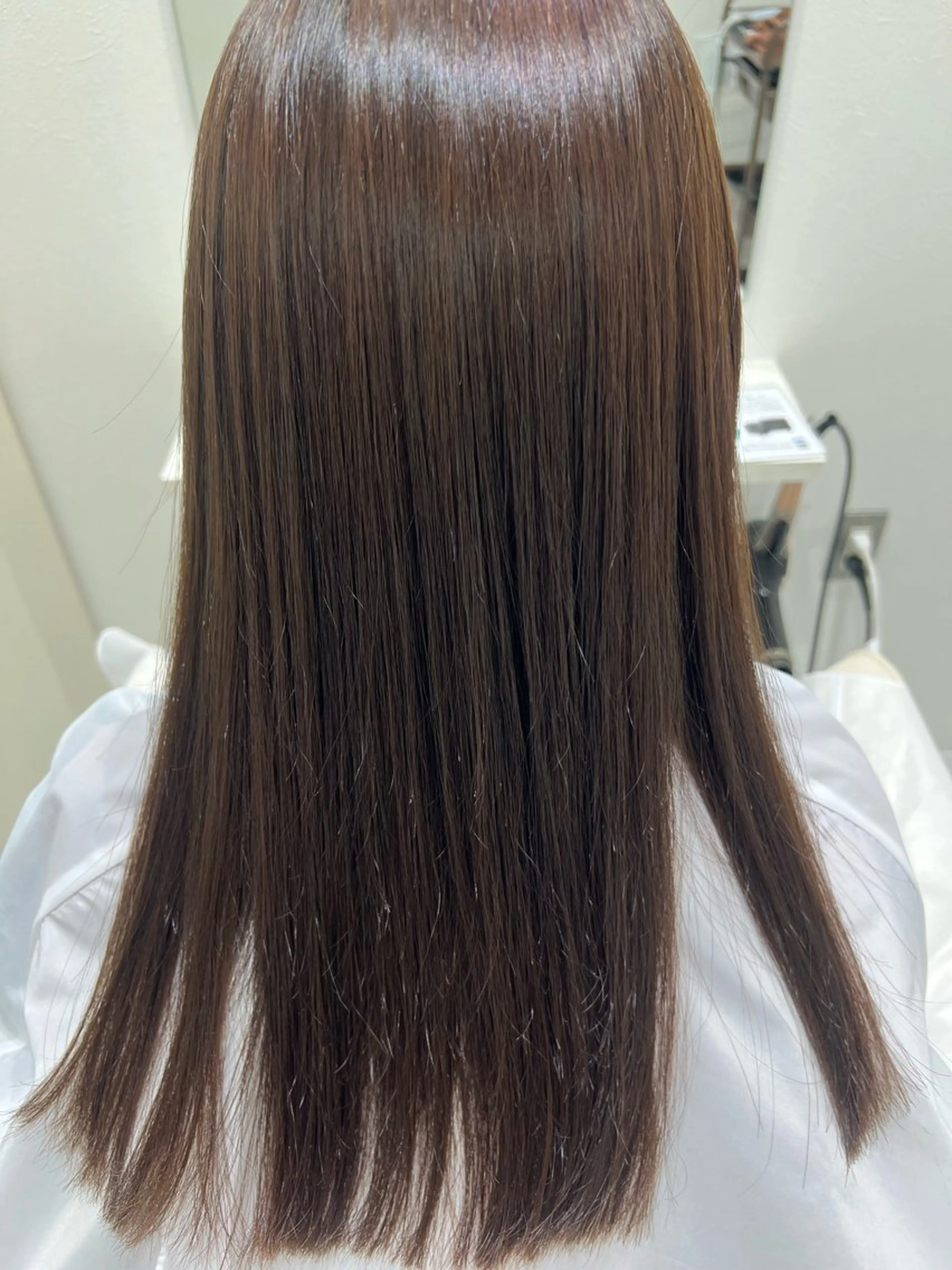 【髪質改善】カット+美髪縮毛矯正の写真