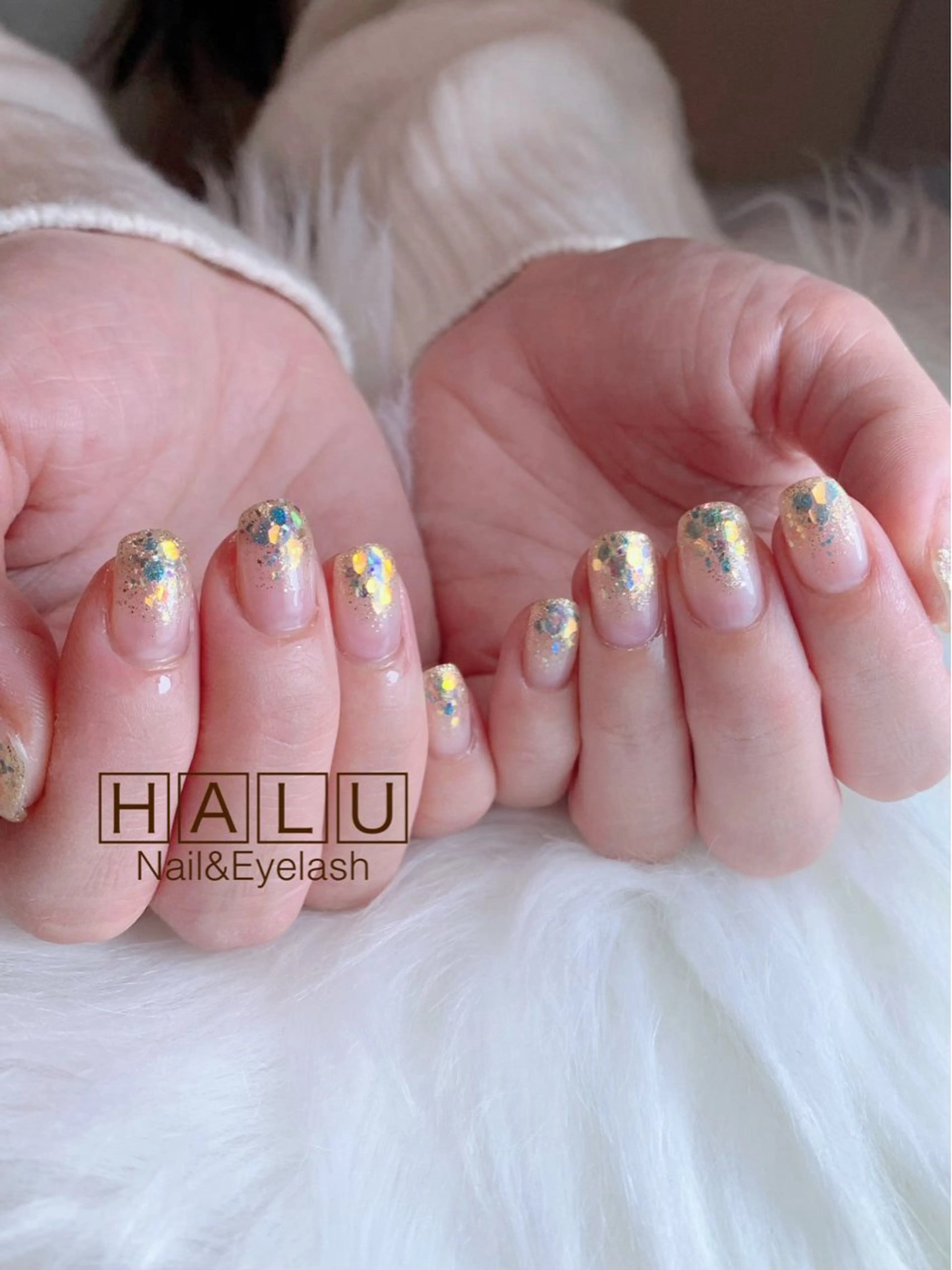 ネイル キラキラネイル HALU ハルのネイルデザイン