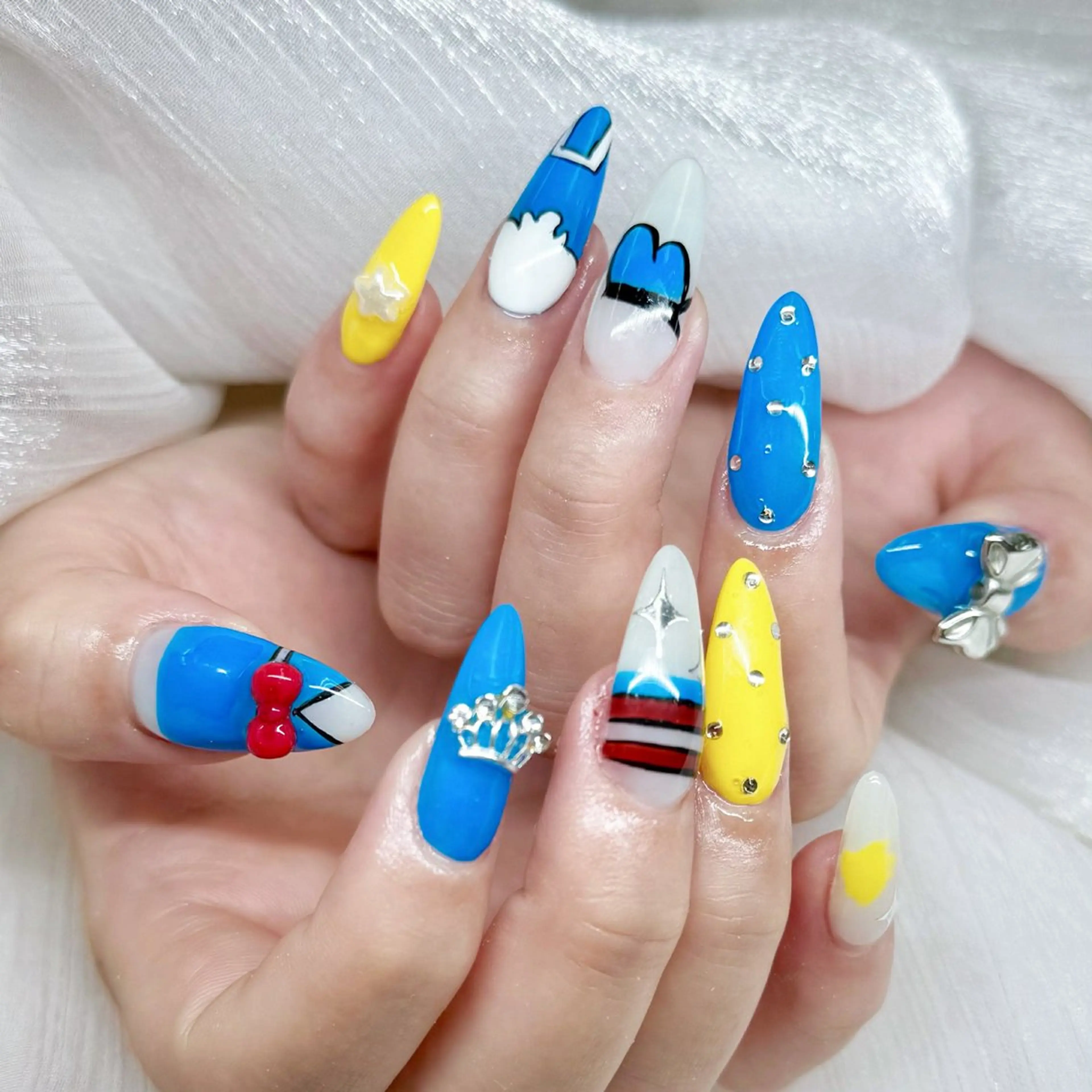 ネイル チークネイル 長さ出し フレンチネイル ジェルネイル 韓国ネイル ハンドネイル Any nail新大久保店のネイルデザイン