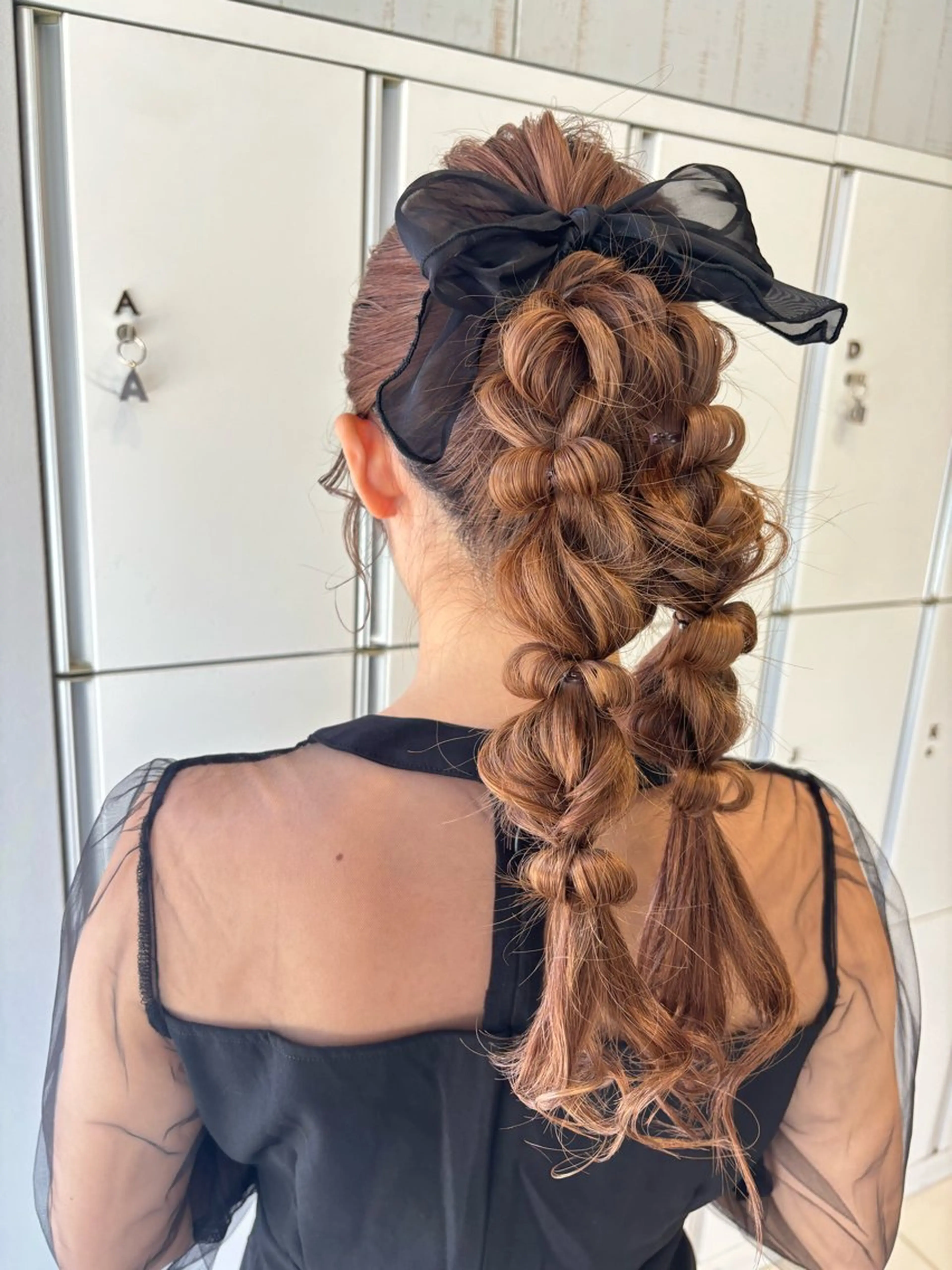 ロング ヘアアレンジ ヘアセット ボブカット/アレンジ /さきのヘアスタイル