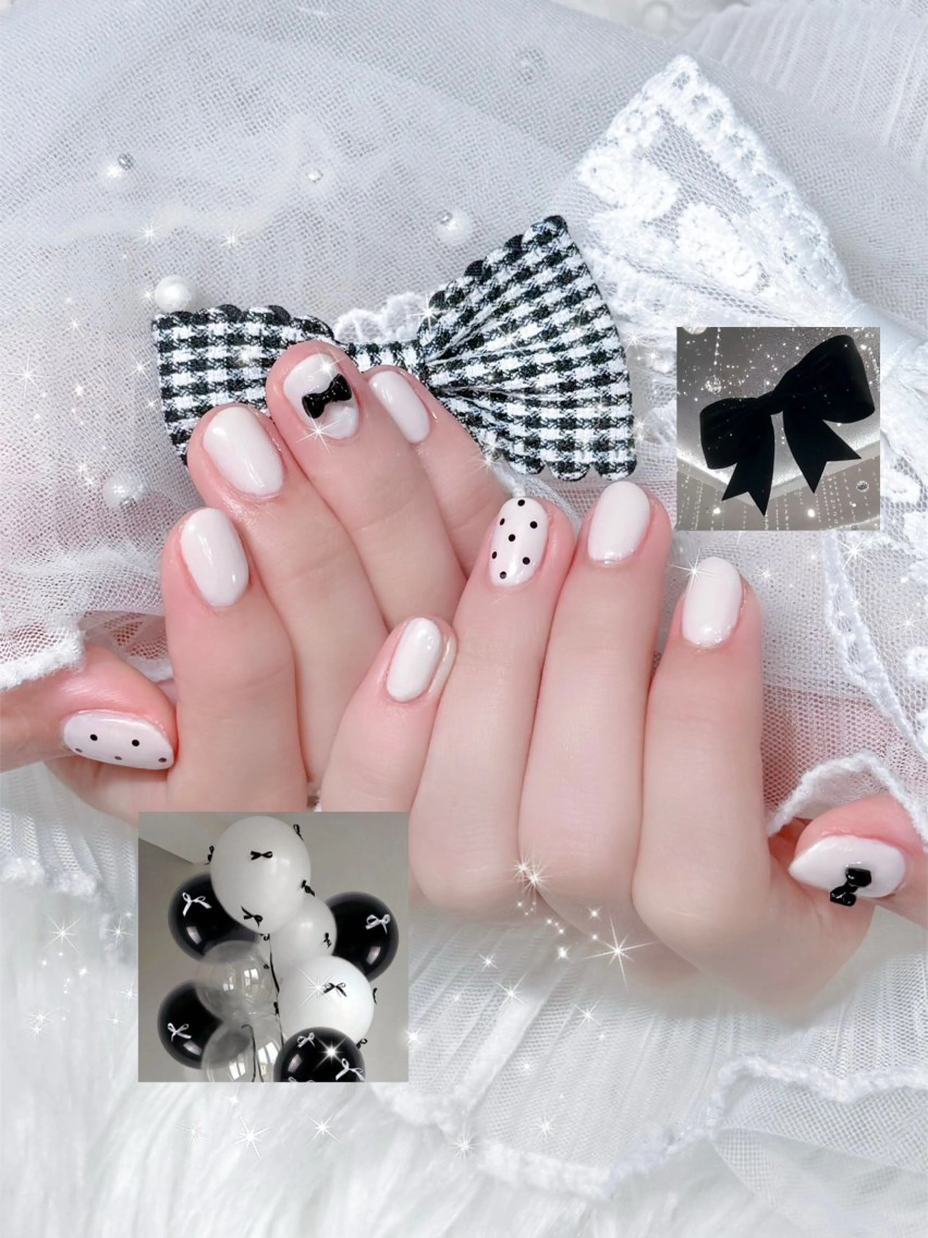 ネイル ドット ハンドネイル ✩.*🎀 aoi🎀のネイルデザイン