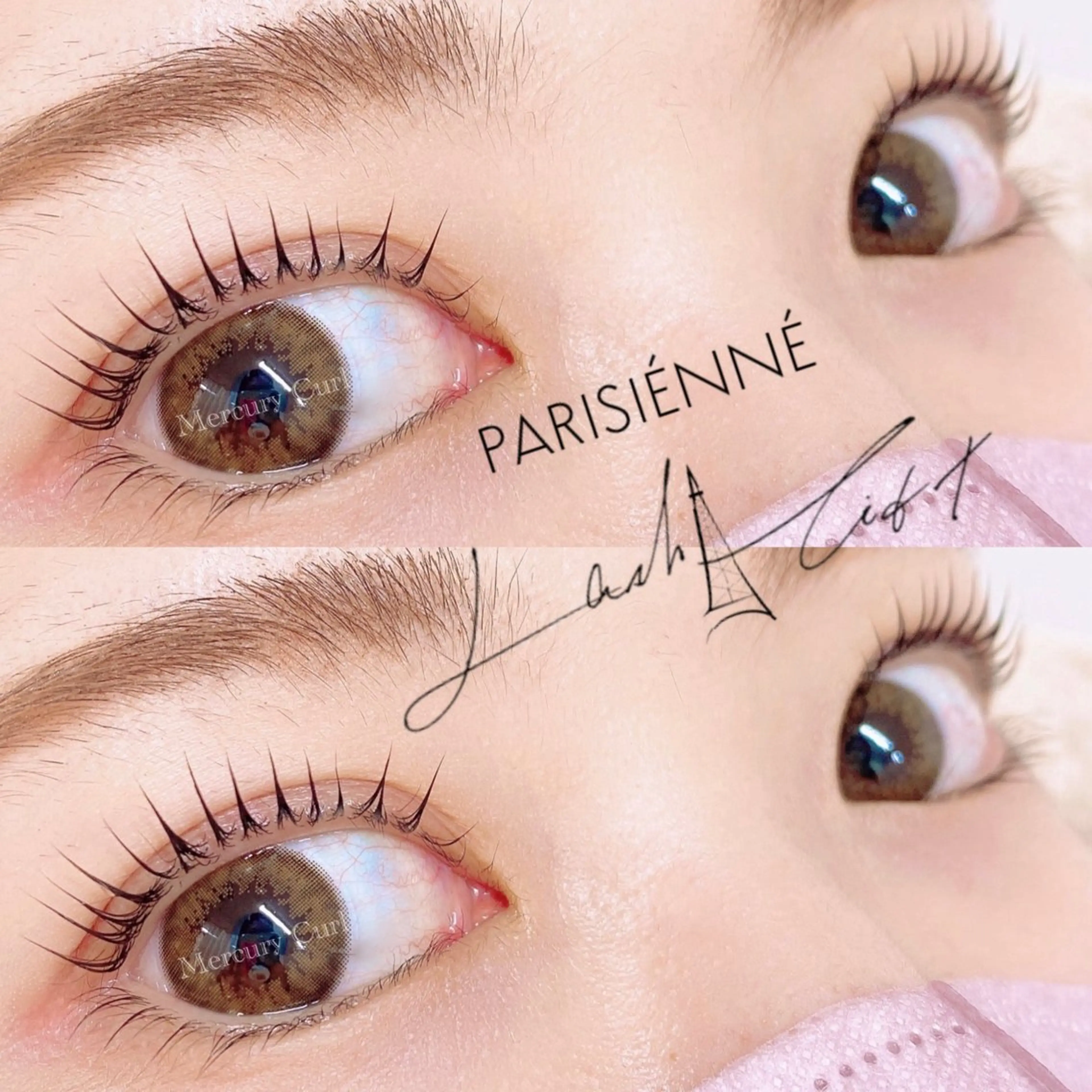 マツエク・マツパ Mercury Curl 田口真奈のマツエク・マツパデザイン