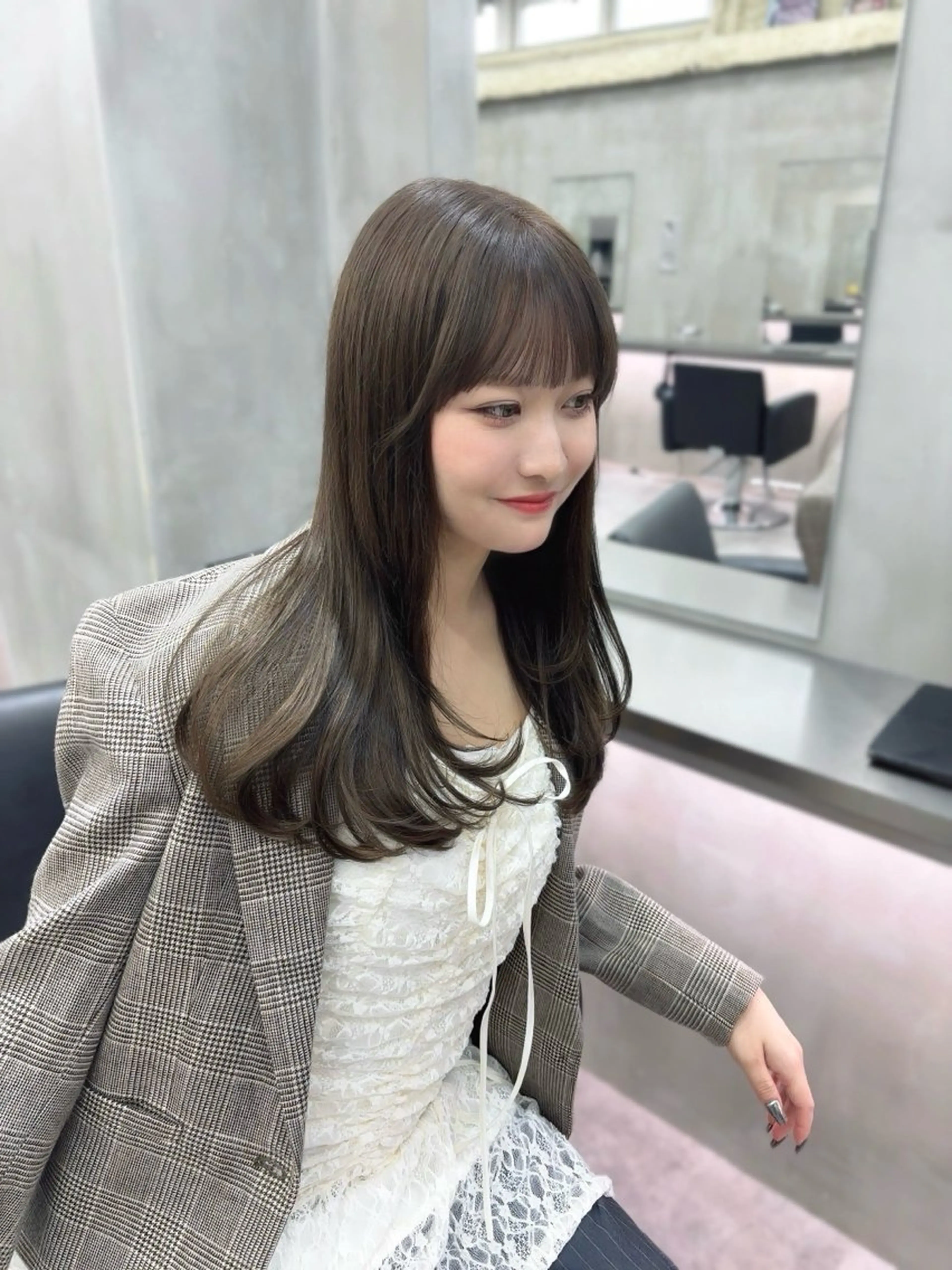 ロング カラー ヘアアレンジ レイヤーカット ロング the path sora♡のヘアスタイル