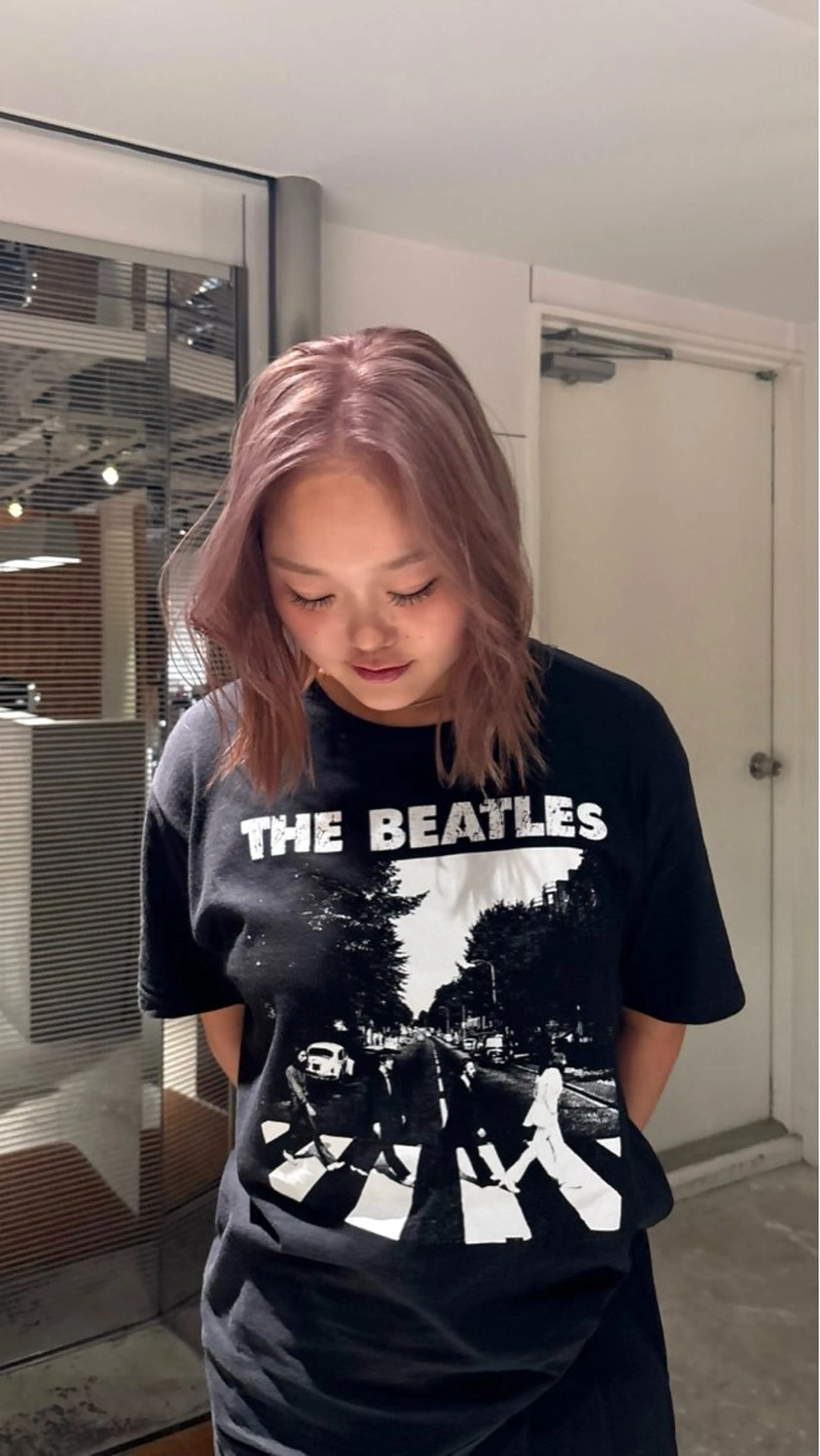 ミディアム カラー ダブルカラー Ren /北堀江のヘアスタイル