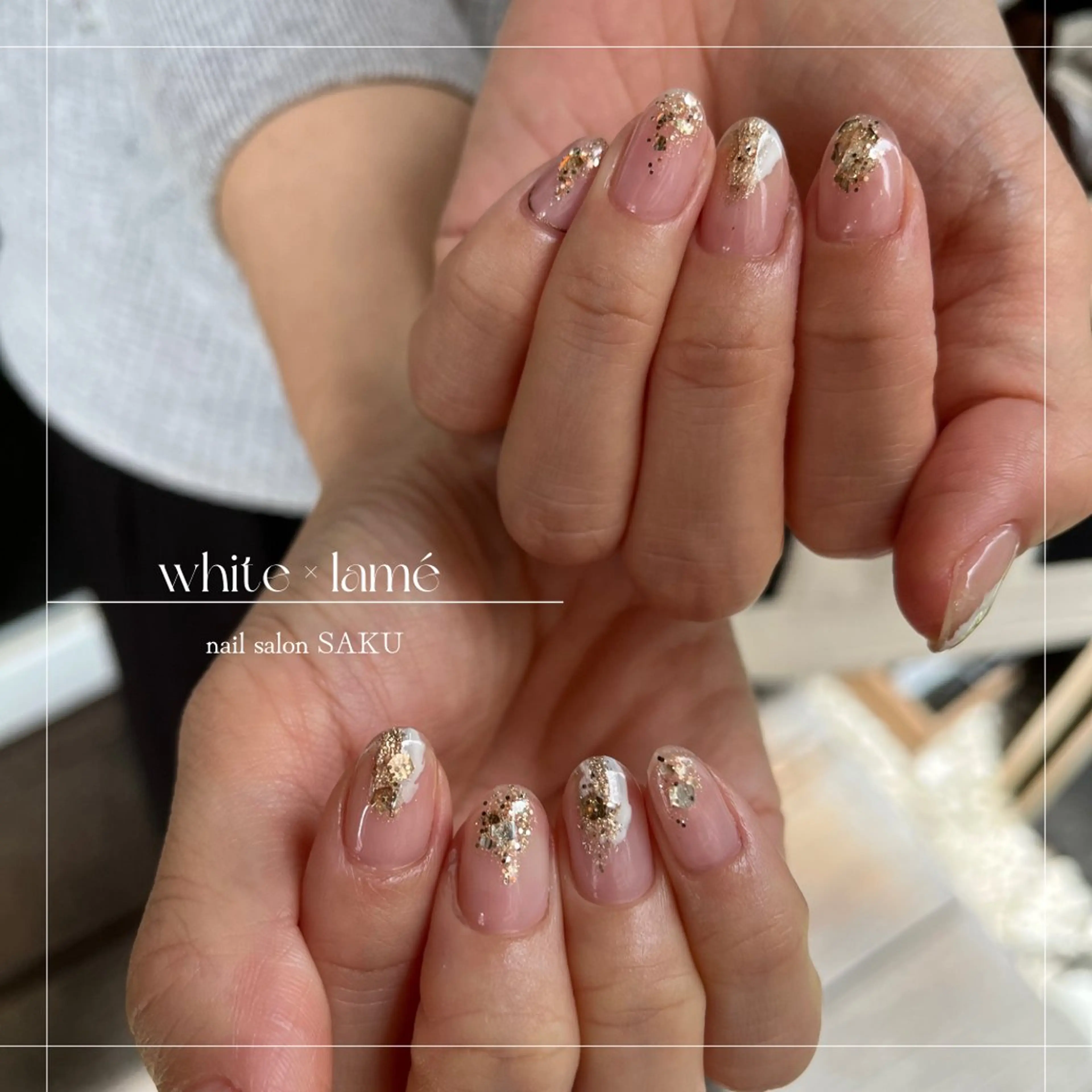 ネイル クリアネイル ハンドネイル SAKU  nail[サクネイル]所属・SAKU nail 作島茜のネイルデザイン