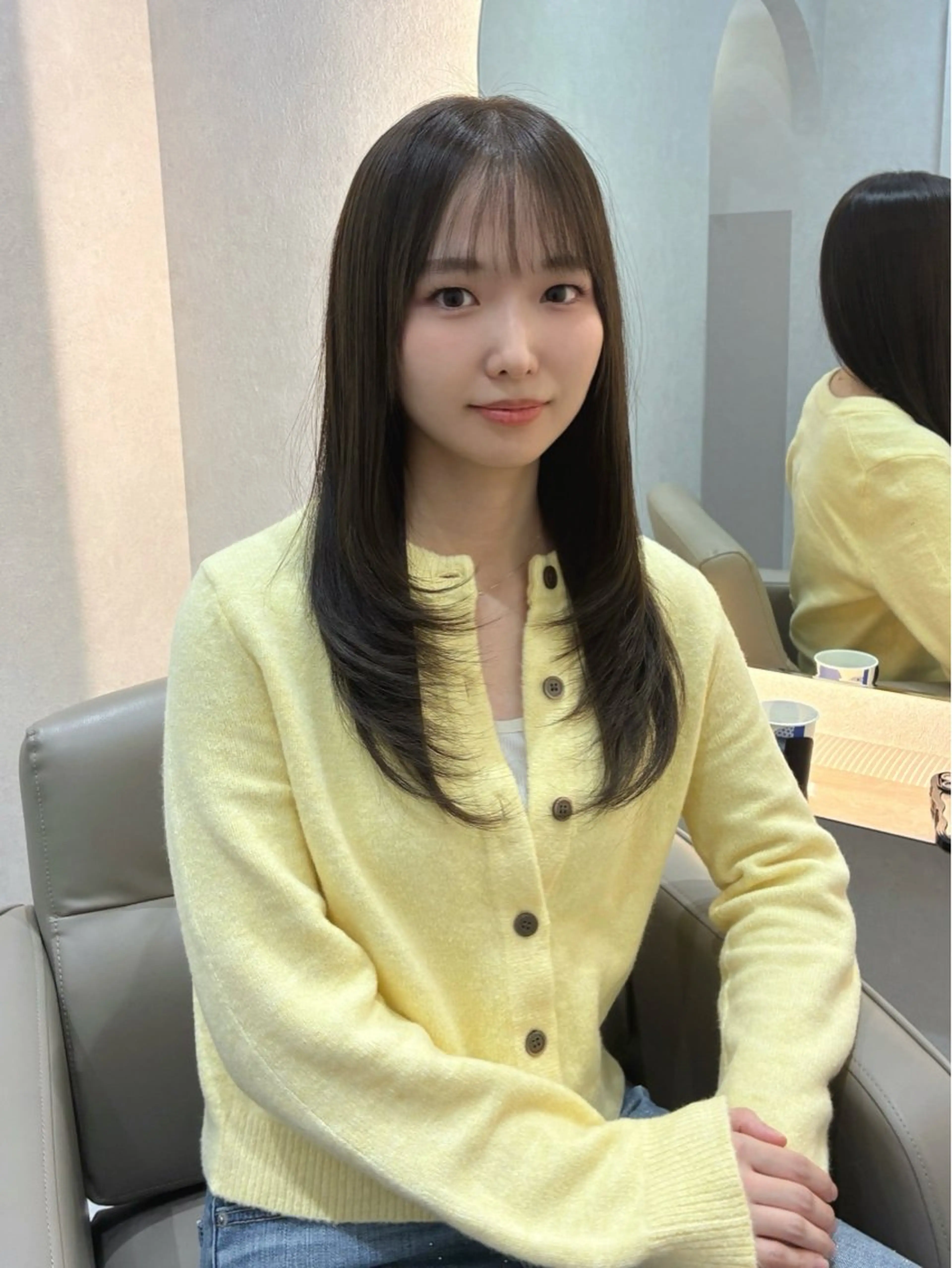 ロング レイヤーカット 似合わせカット 小顔カット カット ヘアカラー トリートメント 髪質改善/レイヤー 本田拓也のヘアスタイル