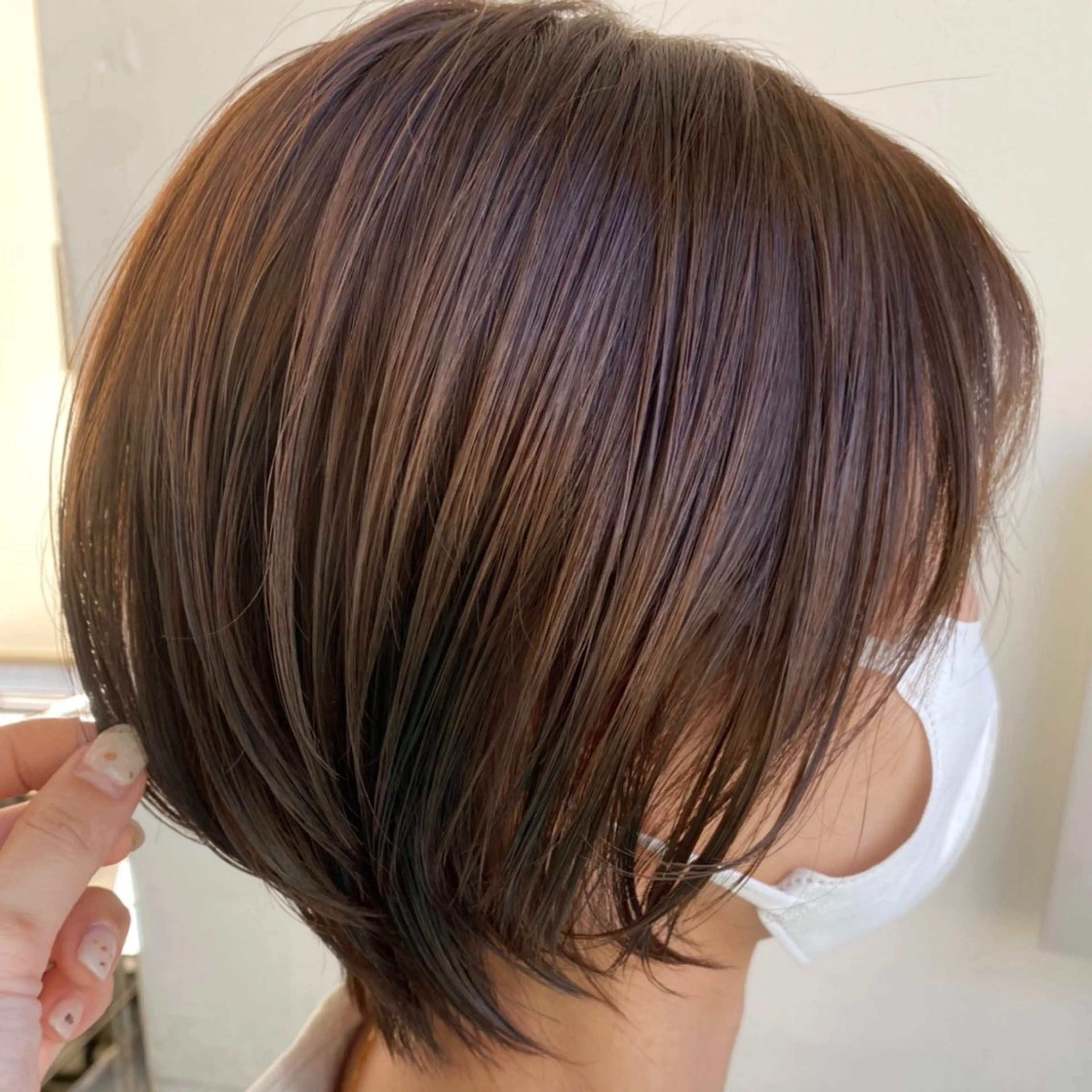 ショート くびれヘア ショートヘア 多田 まりやのヘアスタイル