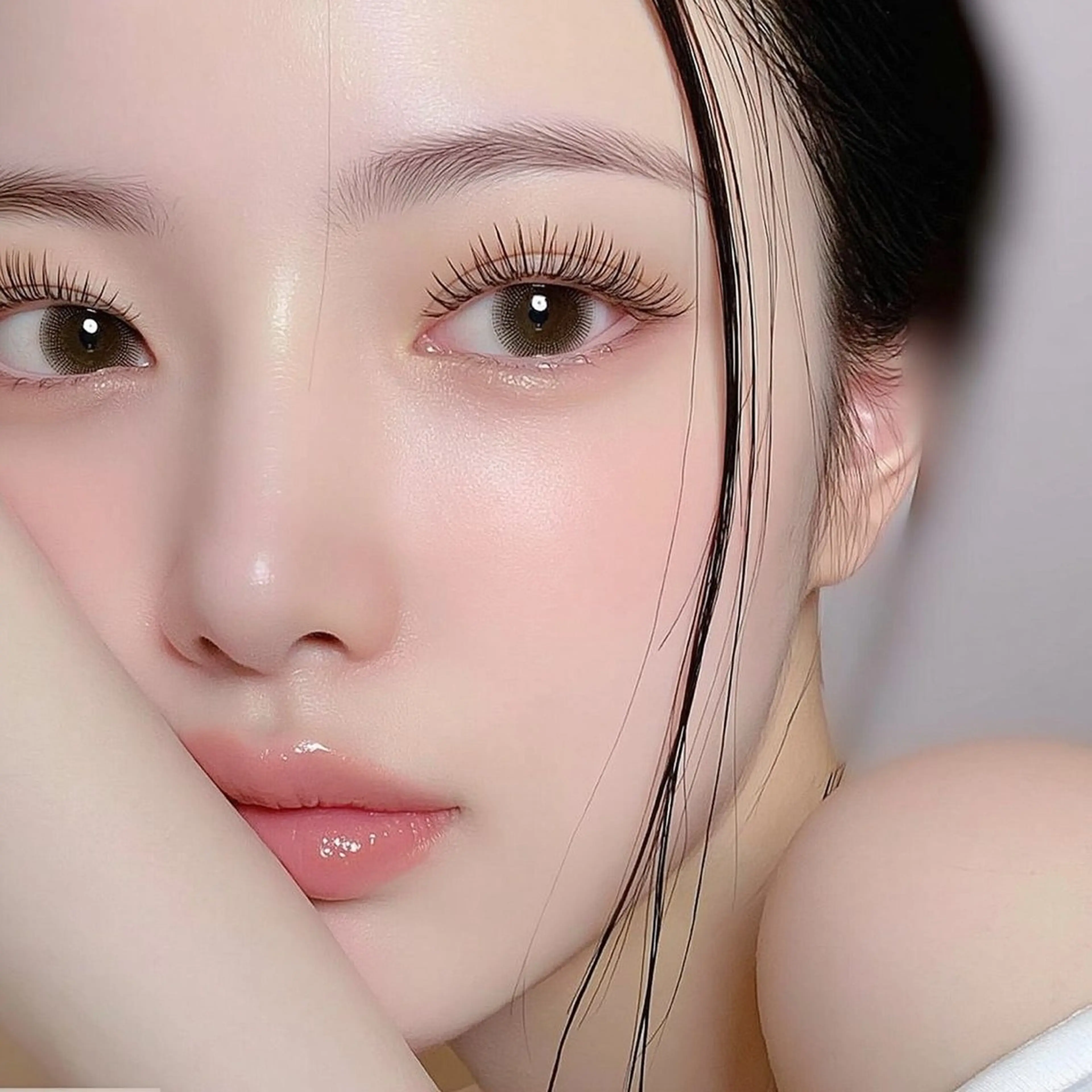 マツエク・マツパ 束感まつ毛 フラットラッシュ 韓国風マツエク ワンホンマツエク まつげパーマ/ yuna🎀✨のマツエク・マツパデザイン