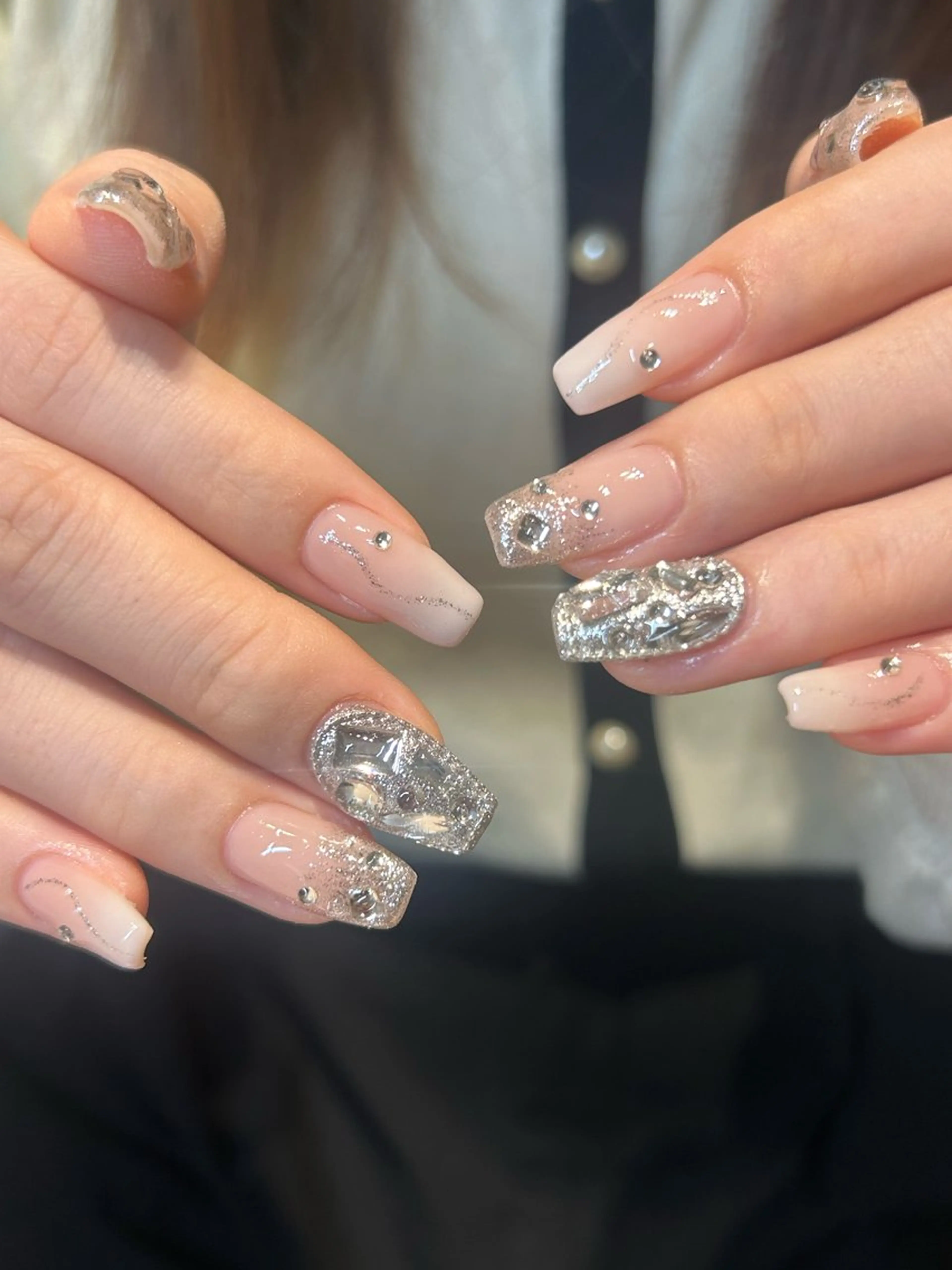 ロング ハンドネイル Nbibi nail salonのネイルデザイン