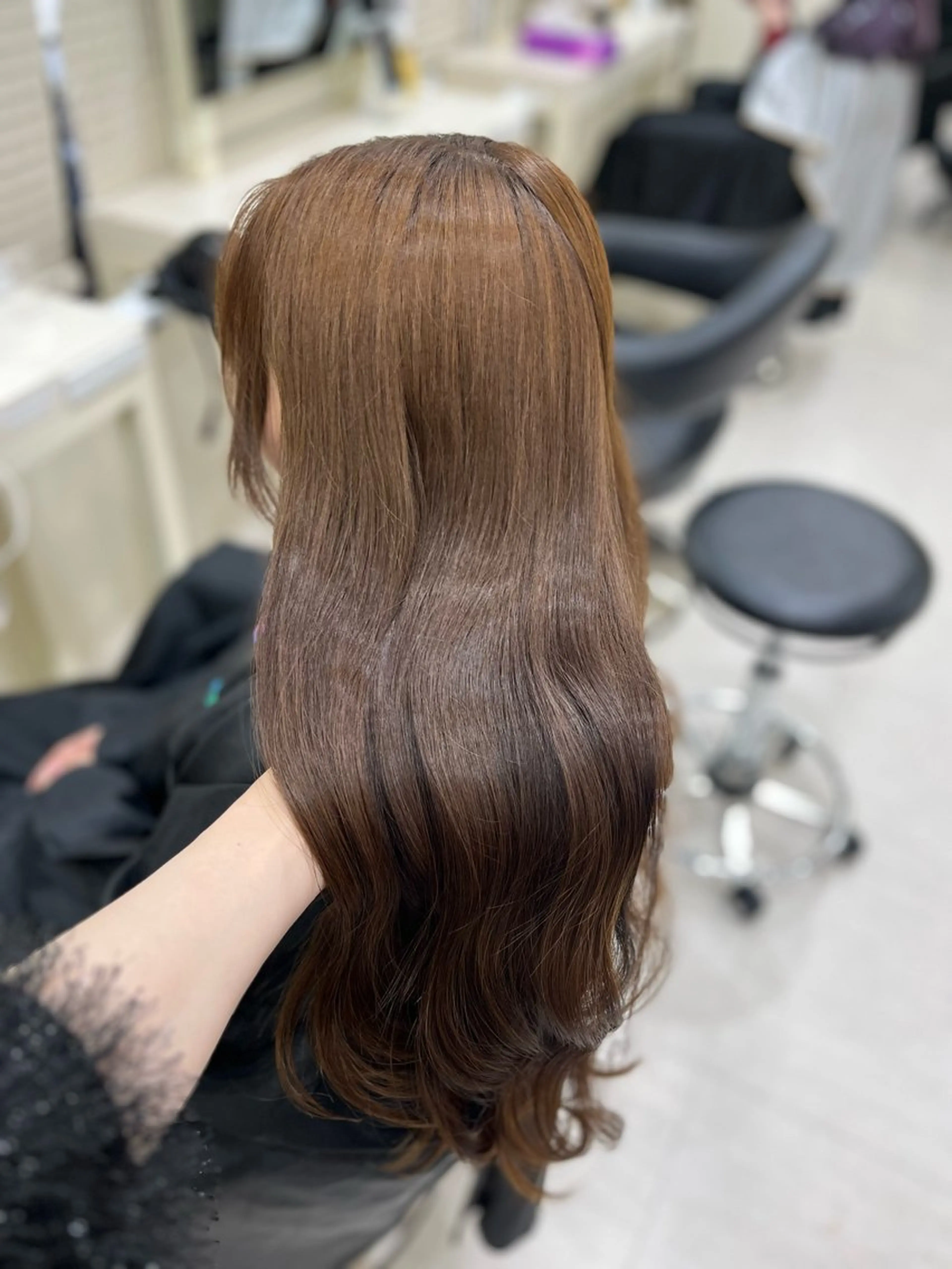 カラー ヘアカラー トリートメント ベージュ・ラベンダー カラー🎀りりのヘアスタイル