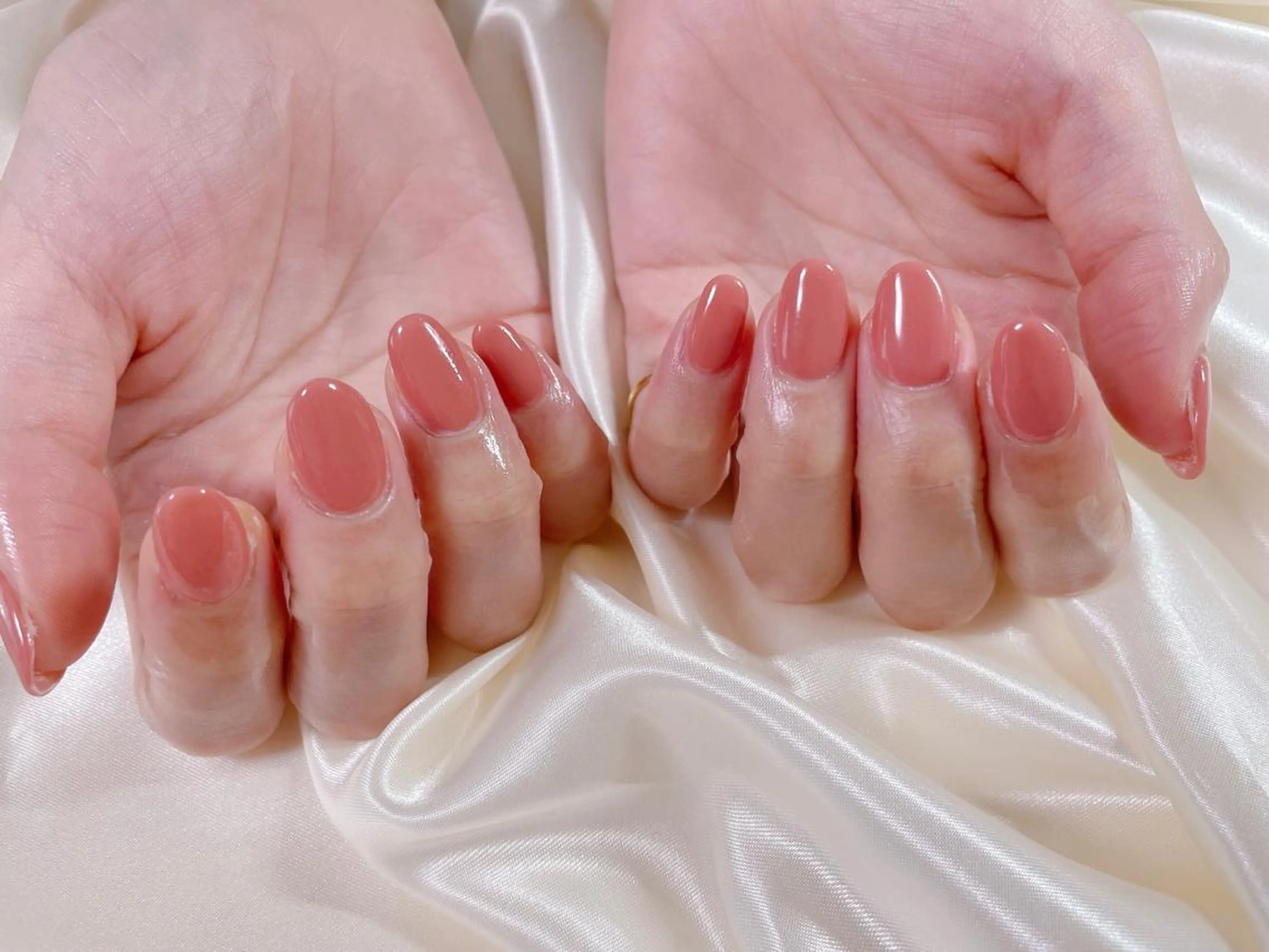 ネイル ピンク ハンドネイル mogunail &blowのネイルデザイン