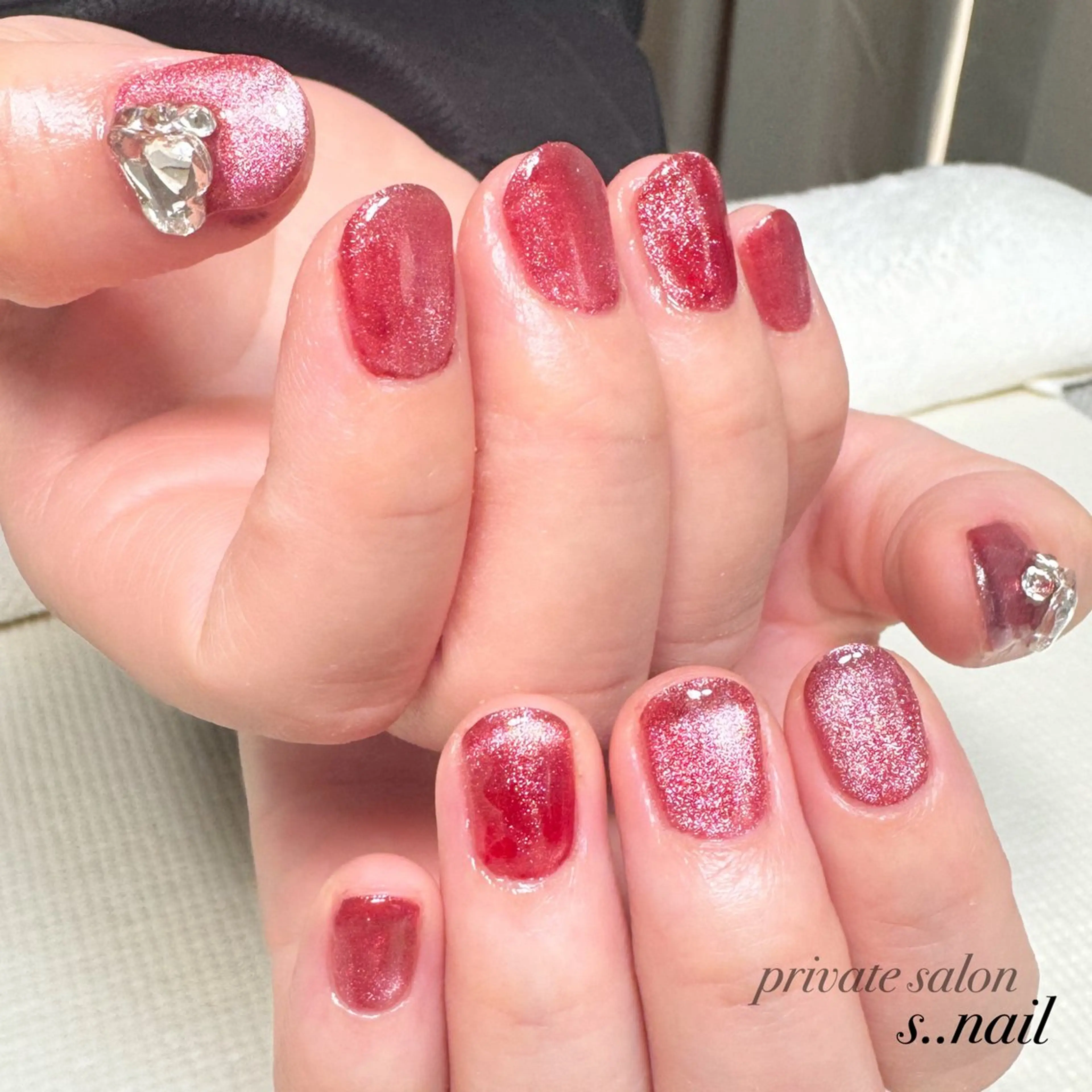 ネイル ハート ハンドネイル フットネイル s..nail / MORITAのネイルデザイン