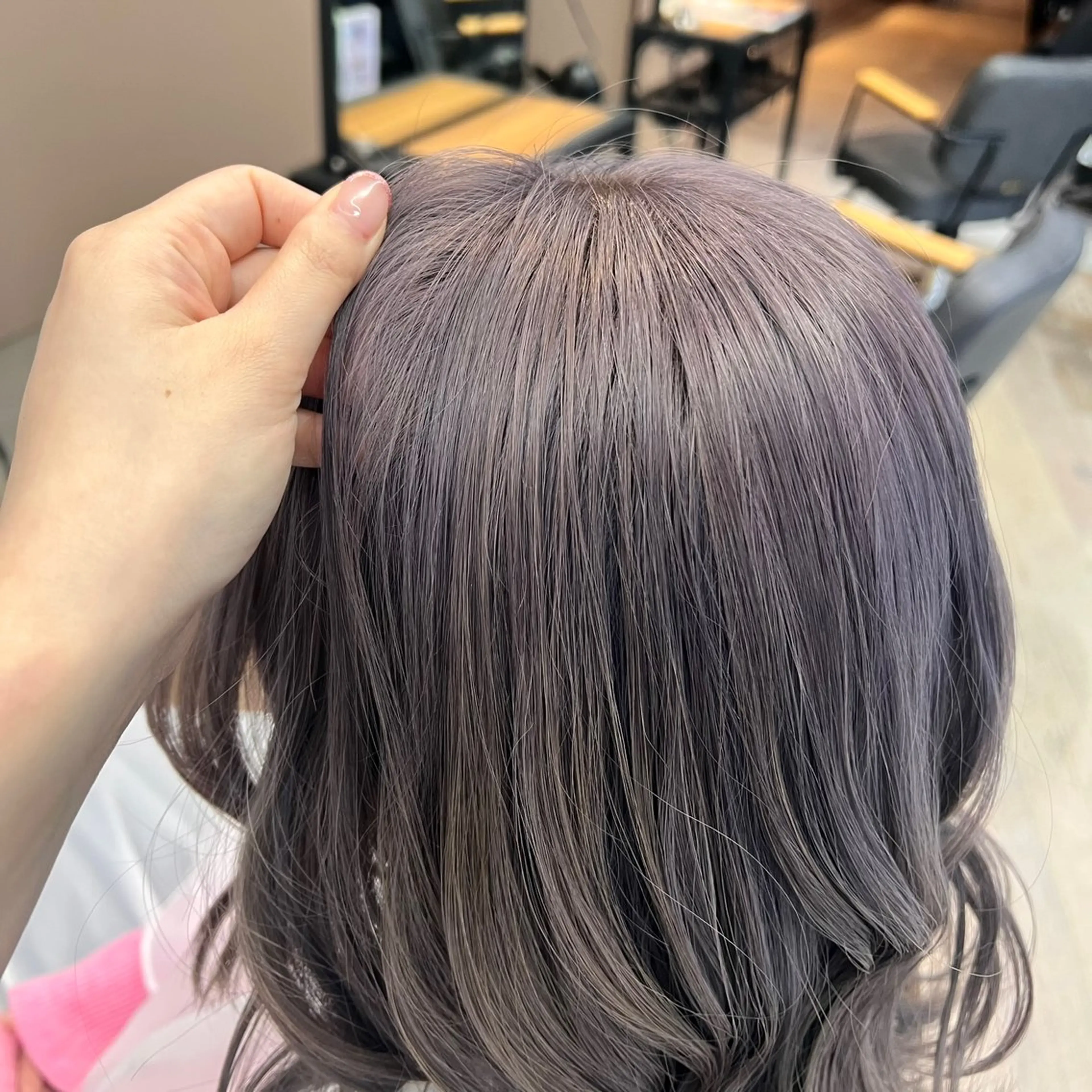 ミディアム カット ヘアカラー トリートメント afeelriamo所属・オオバヤシ マホのヘアスタイル
