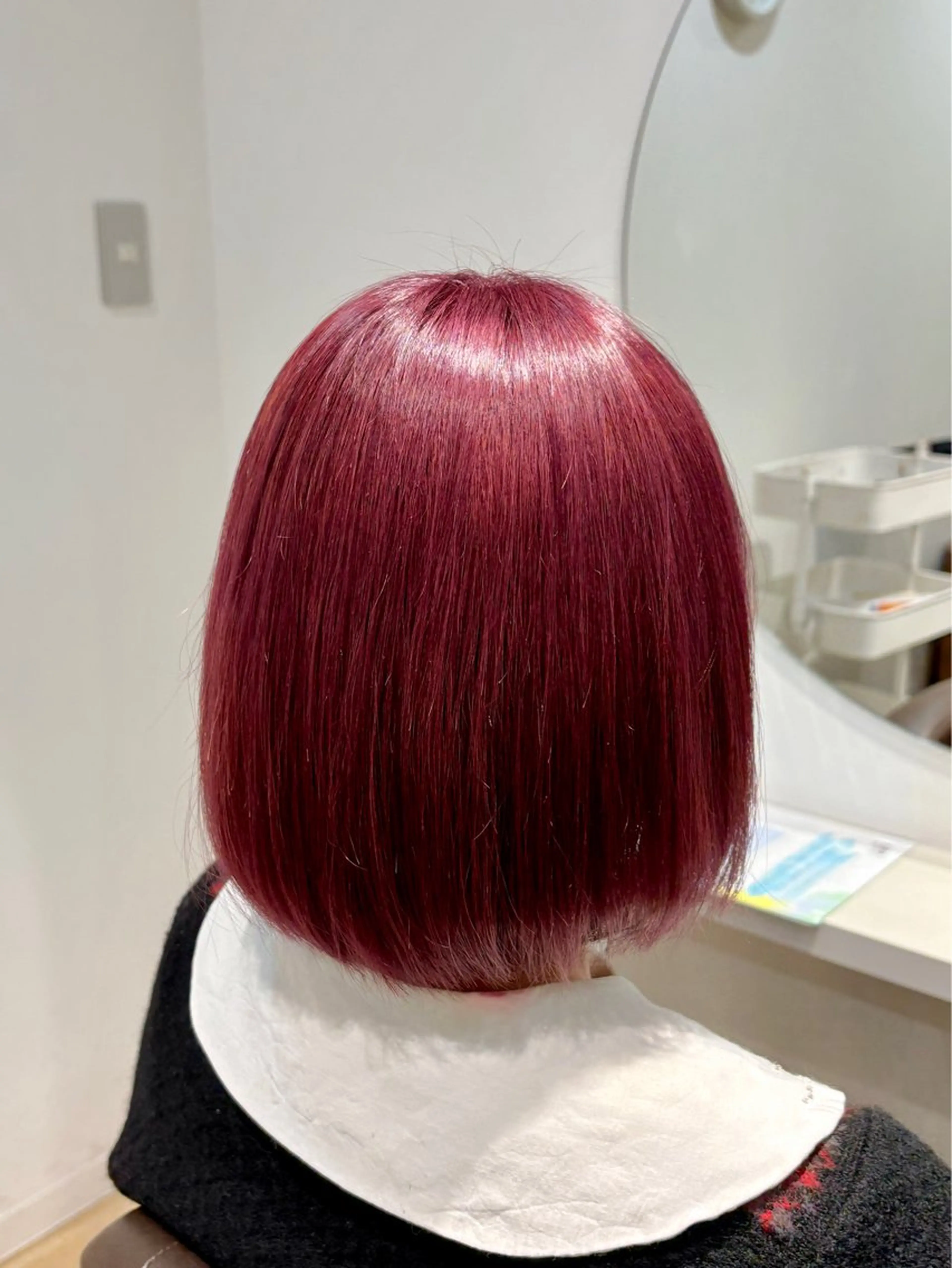 ミディアム カラー ヘアカラー トリートメント 髪質改善🌿‬/艶感 /髙木 優人のヘアスタイル