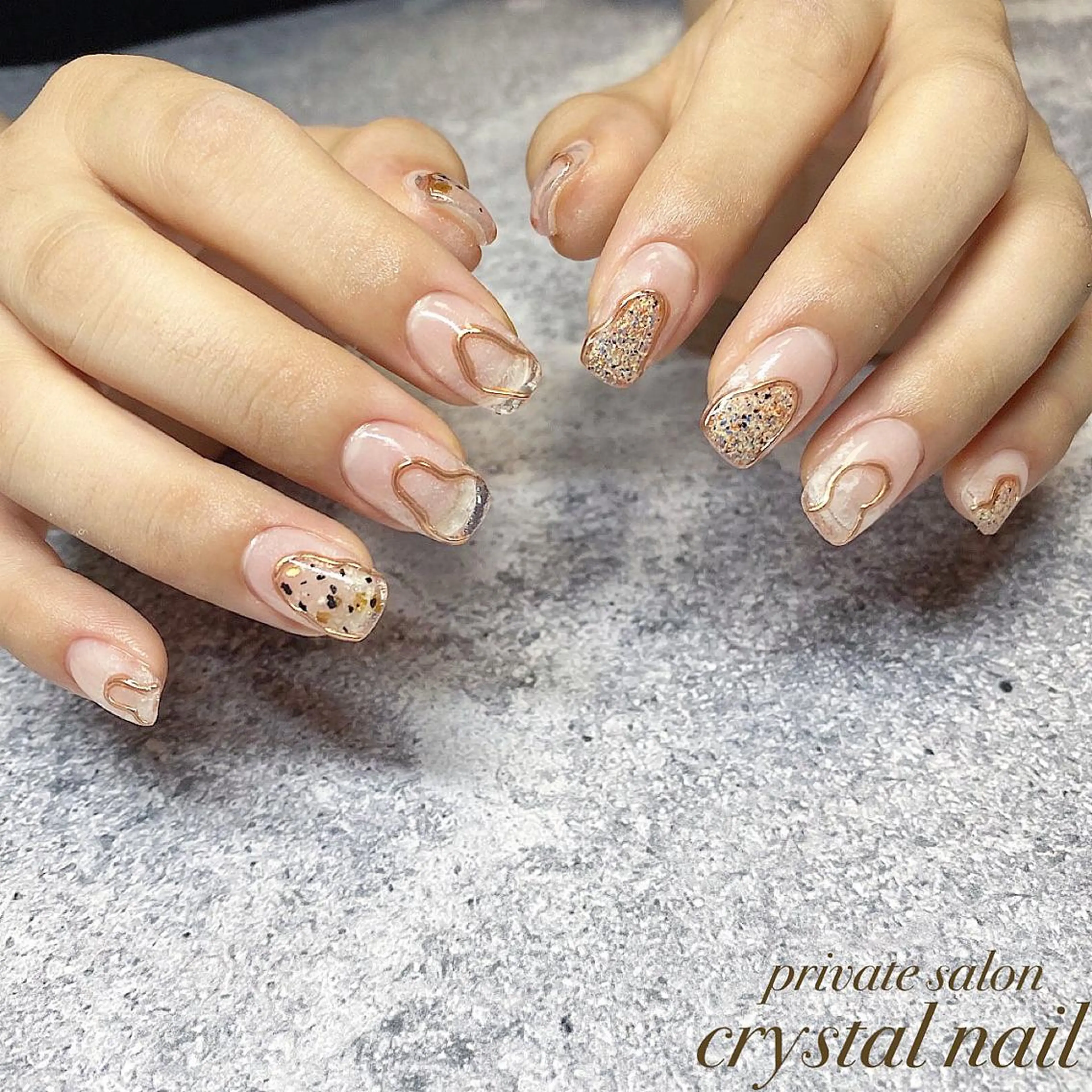 ネイル 夏ネイル Crystal Nailのネイルデザイン